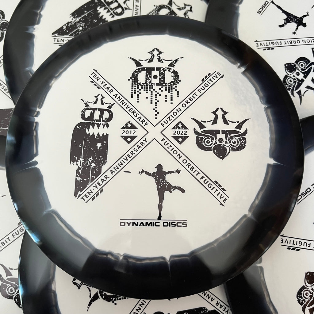 Dynamic Discs 10th Anniversary Fuzion Orbit Fugitive 5/5/-0.5/1.5
