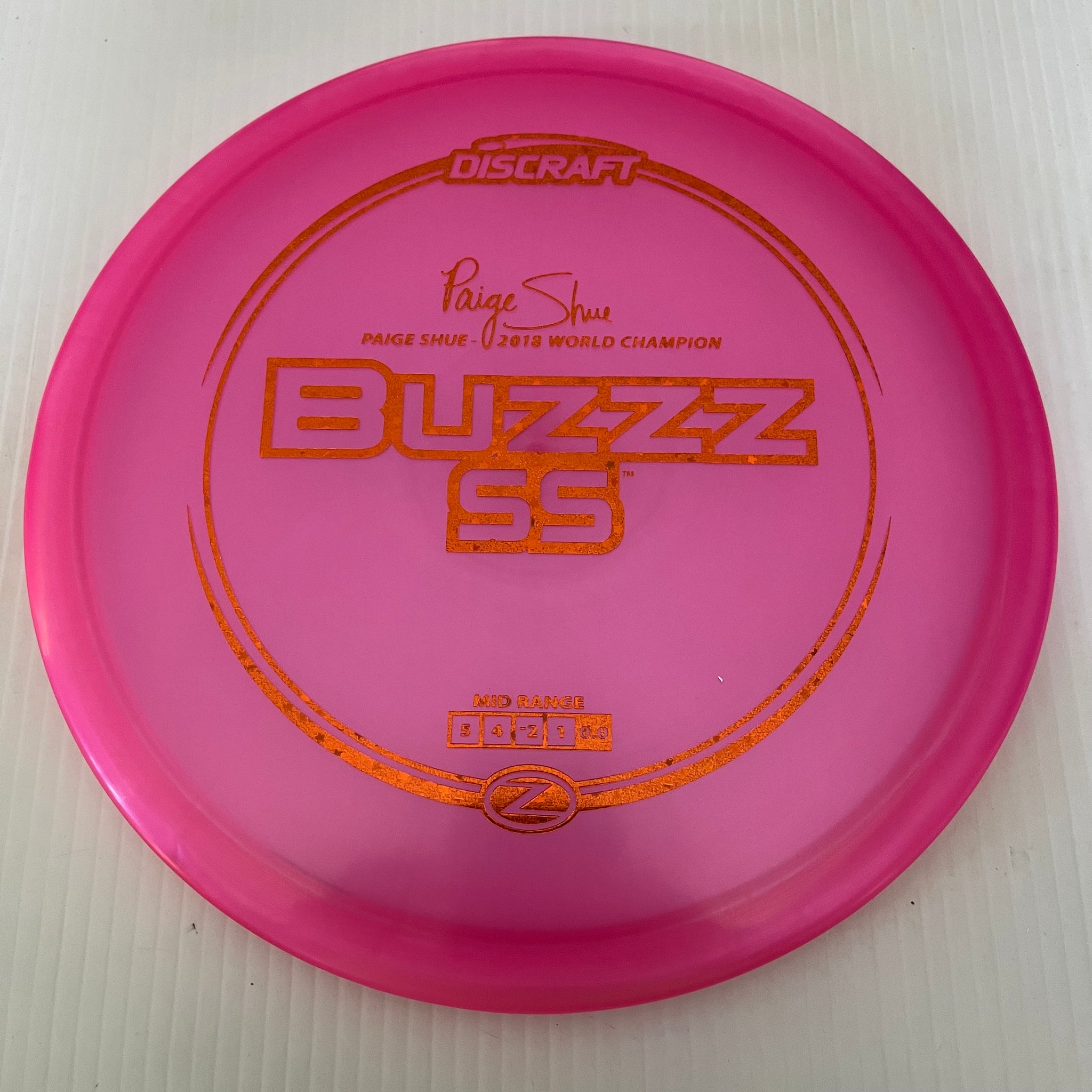 Discraft 1x Paige Shue Z Buzzz SS 5/4/-2/1 (Lightweights)