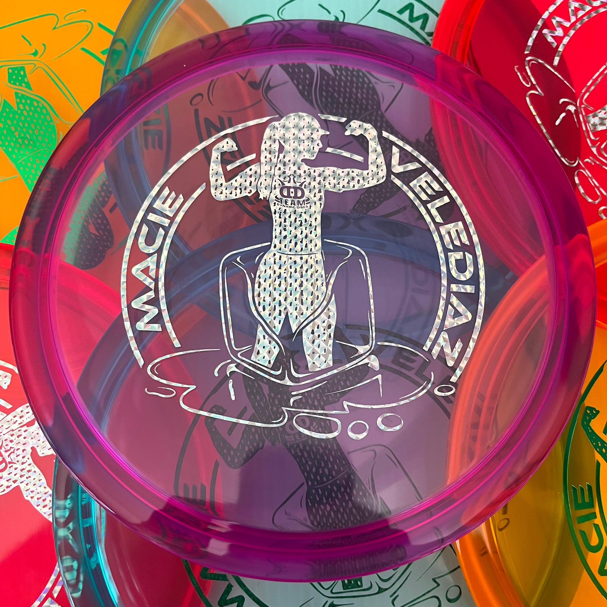 Dynamic Discs 2022 Macie Velediaz Team Series Lucid Ice Justice 5/1/0.5/4