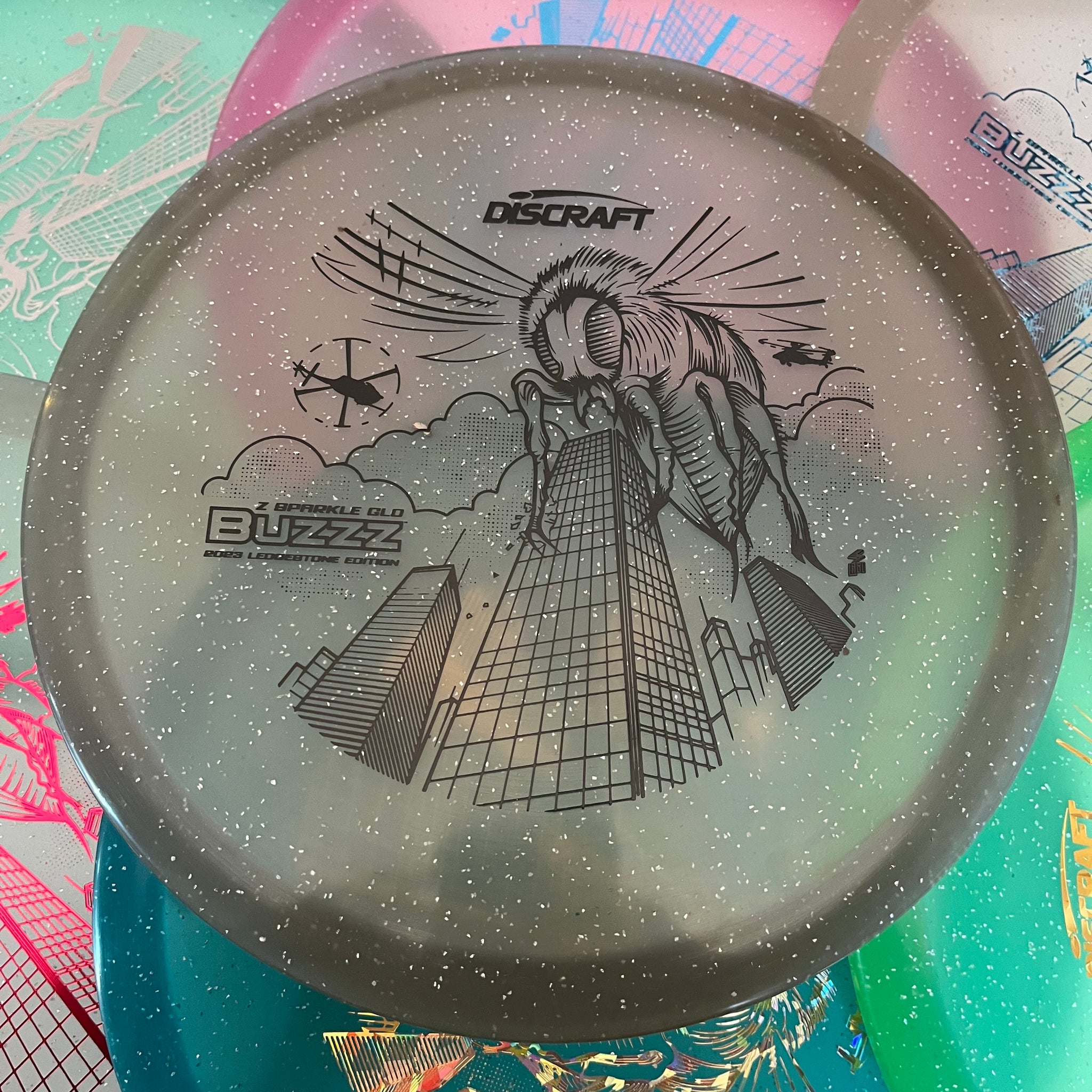 Discraft 2023 Ledgestone Z Sparkle GLO Buzzz 5/4/-1/1