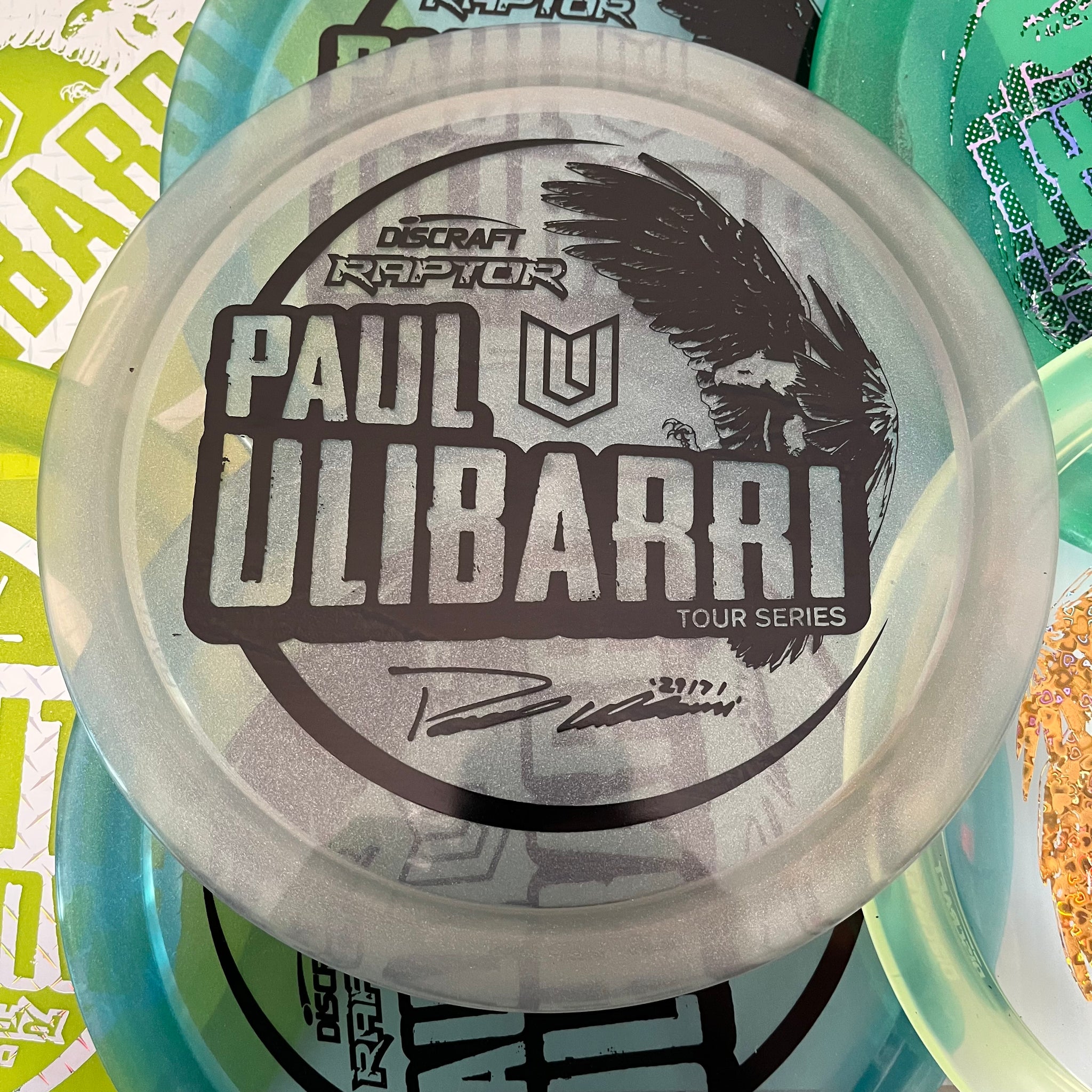 Discraft 2021 Paul Ulibarri Tour Series Sparkle Z Raptor 9/4/0/3