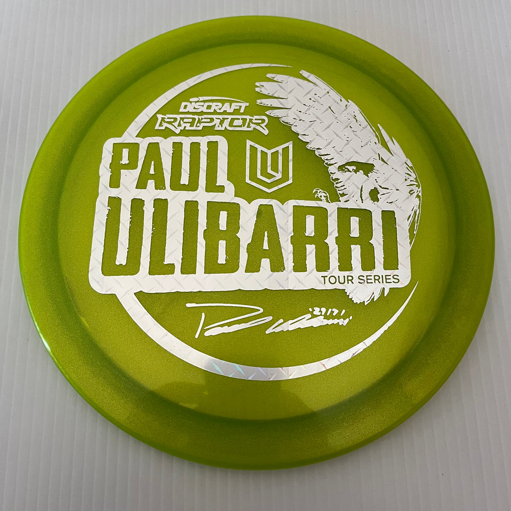 Discraft 2021 Paul Ulibarri Tour Series Sparkle Z Raptor 9/4/0/3