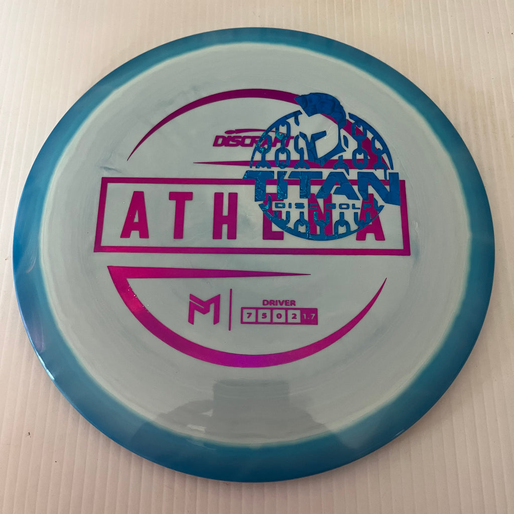 Discraft 2023 Titan Open Paul McBeth Swirly ESP Athena 7/5/0/2