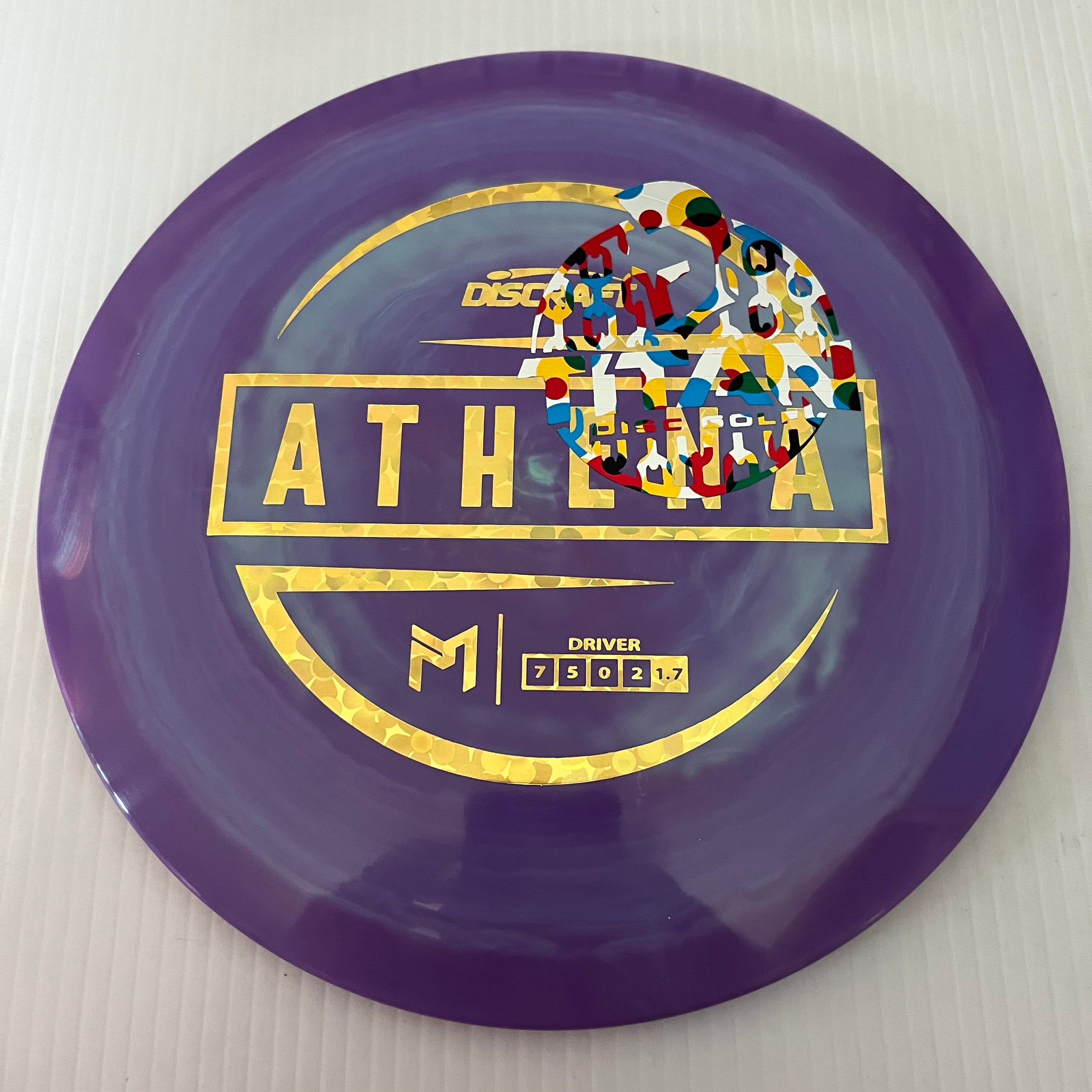 Discraft 2023 Titan Open Paul McBeth Swirly ESP Athena 7/5/0/2