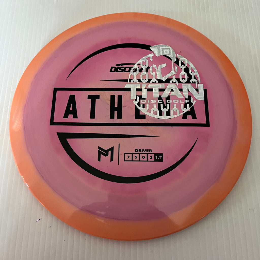 Discraft 2023 Titan Open Paul McBeth Swirly ESP Athena 7/5/0/2