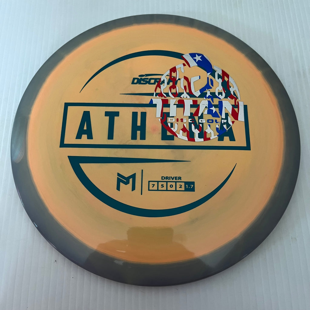 Discraft 2023 Titan Open Paul McBeth Swirly ESP Athena 7/5/0/2