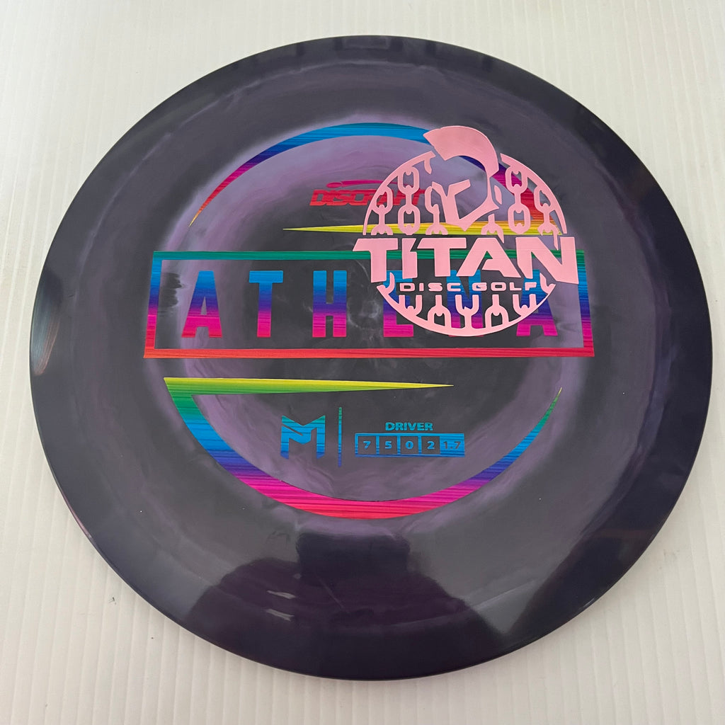 Discraft 2023 Titan Open Paul McBeth Swirly ESP Athena 7/5/0/2