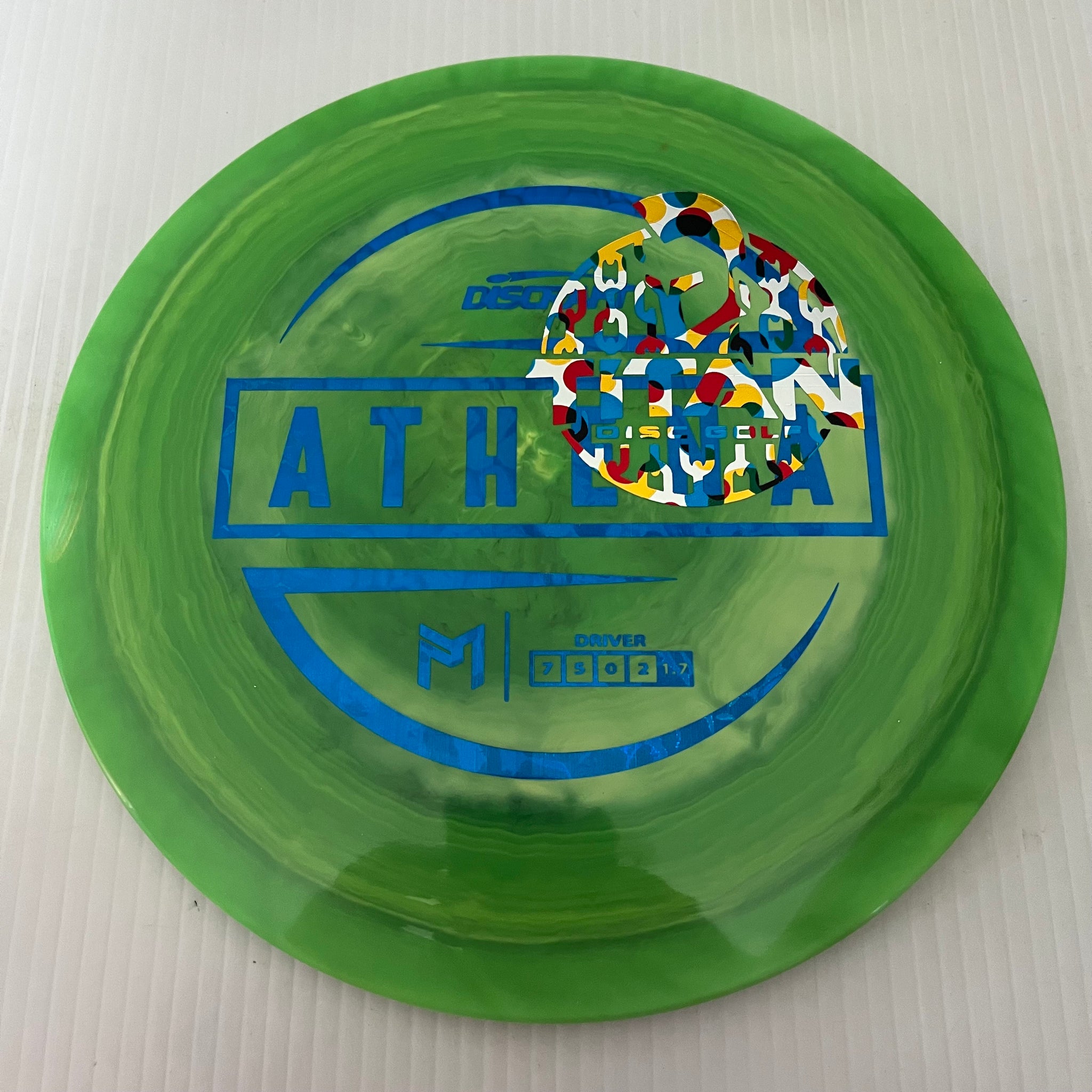 Discraft 2023 Titan Open Paul McBeth Swirly ESP Athena 7/5/0/2