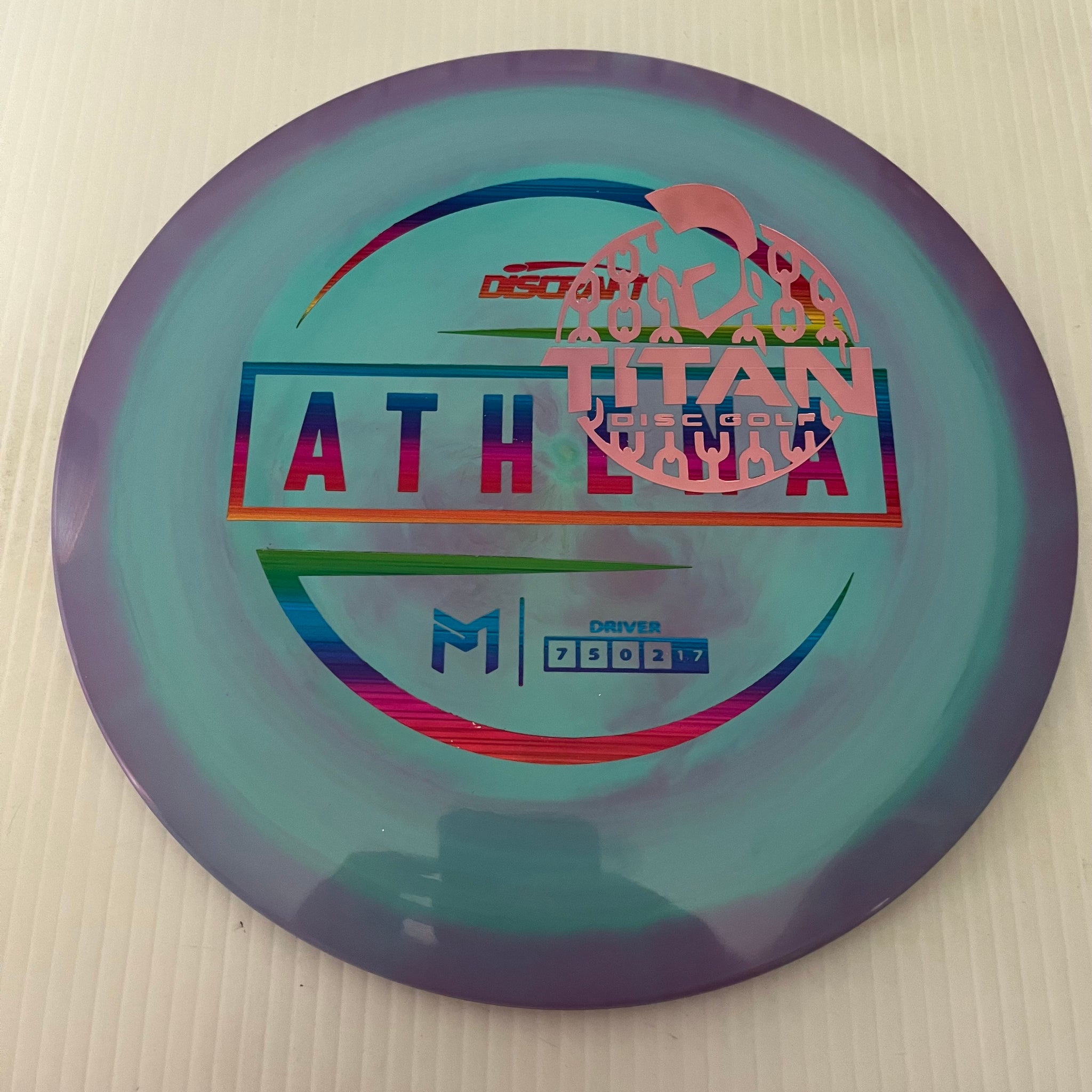 Discraft 2023 Titan Open Paul McBeth Swirly ESP Athena 7/5/0/2