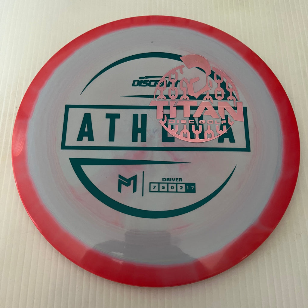 Discraft 2023 Titan Open Paul McBeth Swirly ESP Athena 7/5/0/2