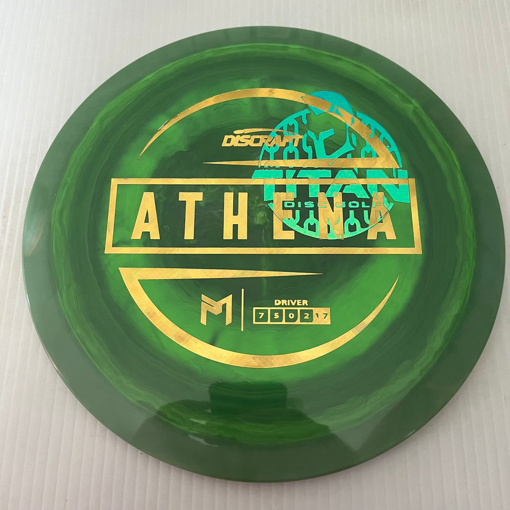 Discraft 2023 Titan Open Paul McBeth Swirly ESP Athena 7/5/0/2
