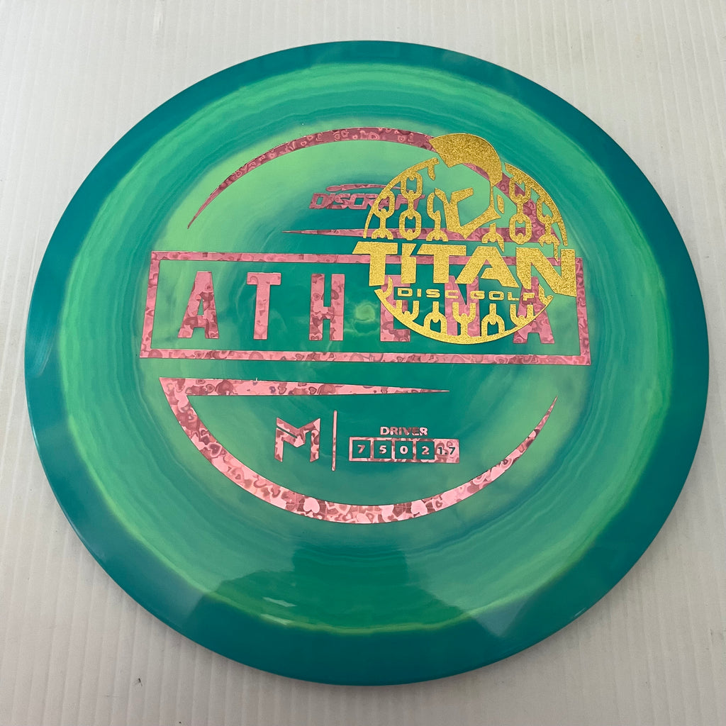 Discraft 2023 Titan Open Paul McBeth Swirly ESP Athena 7/5/0/2