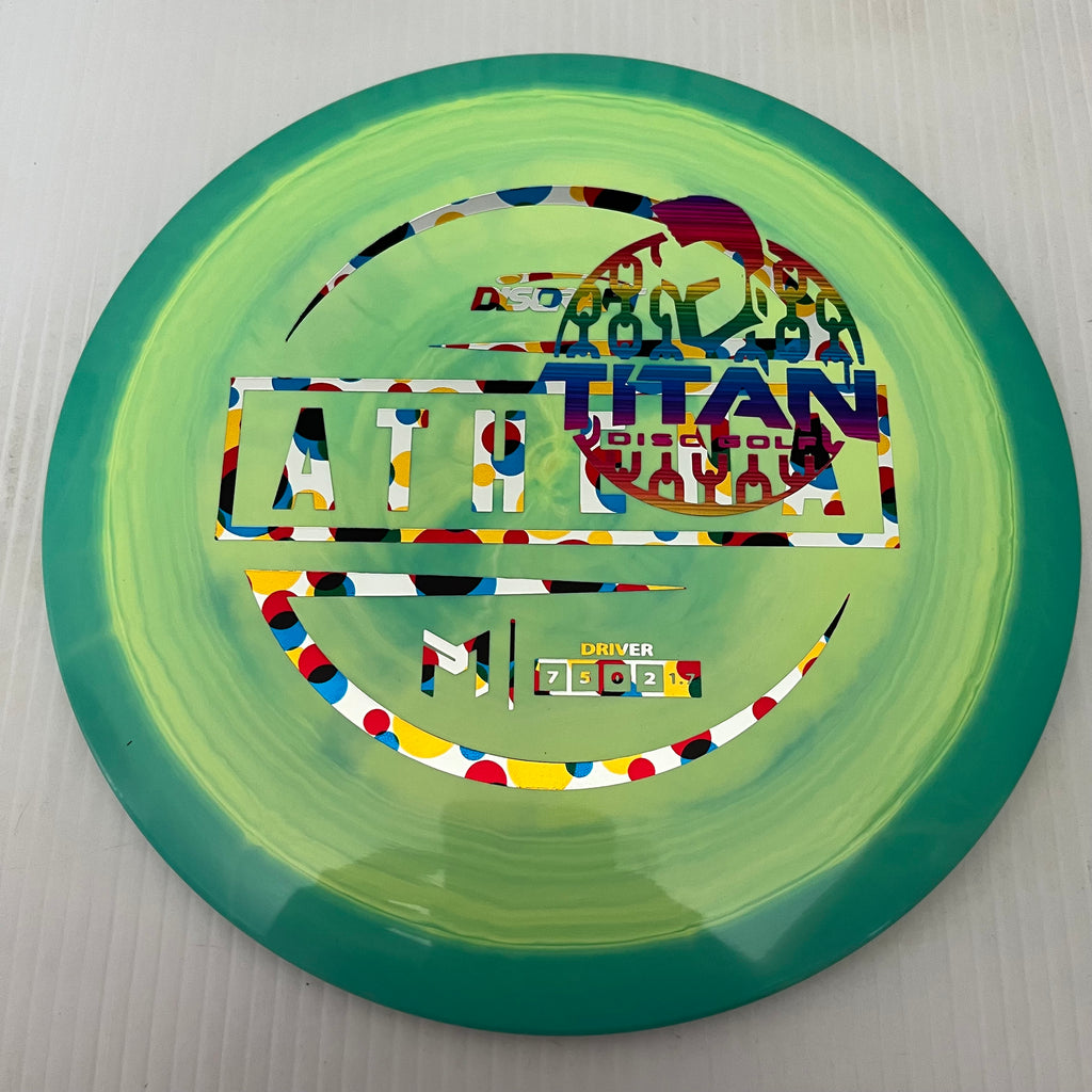 Discraft 2023 Titan Open Paul McBeth Swirly ESP Athena 7/5/0/2