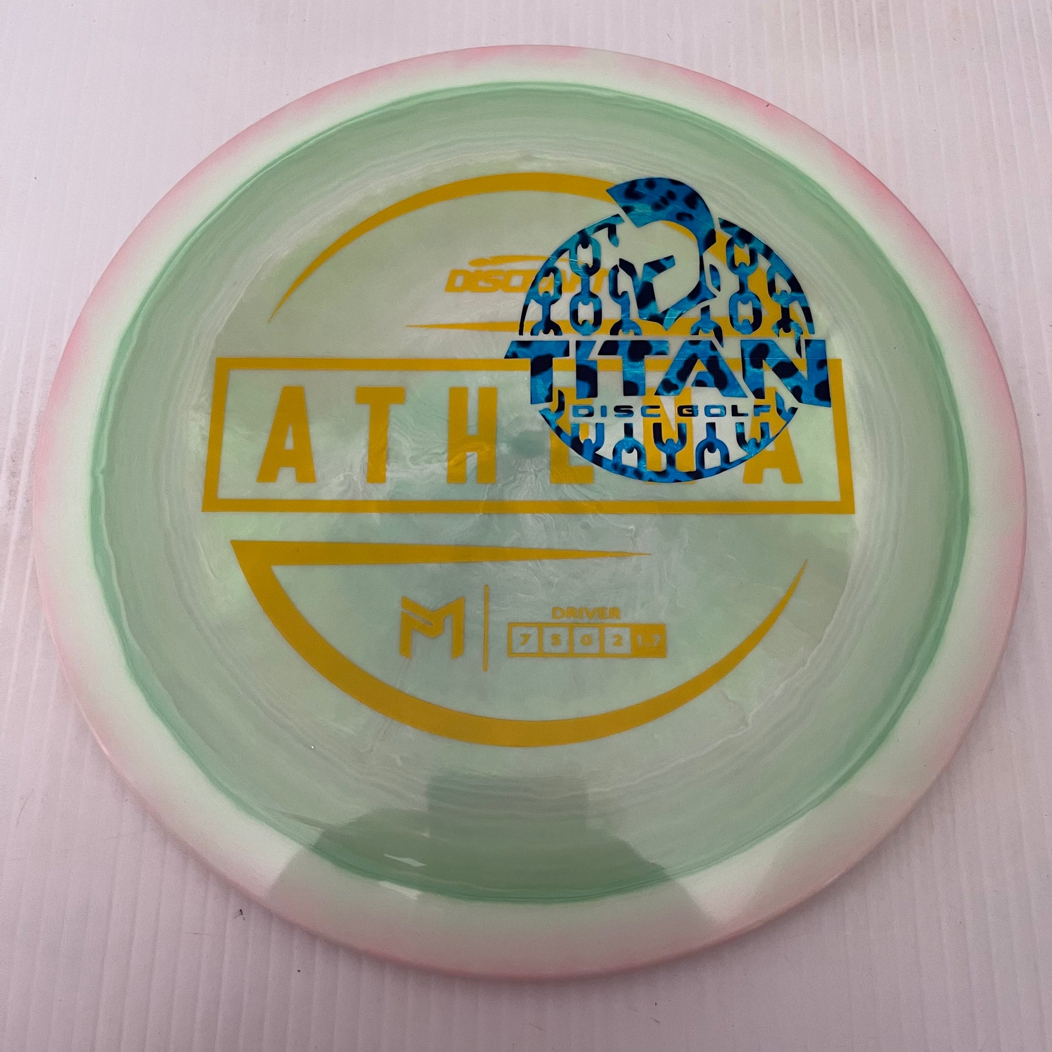 Discraft 2023 Titan Open Paul McBeth Swirly ESP Athena 7/5/0/2