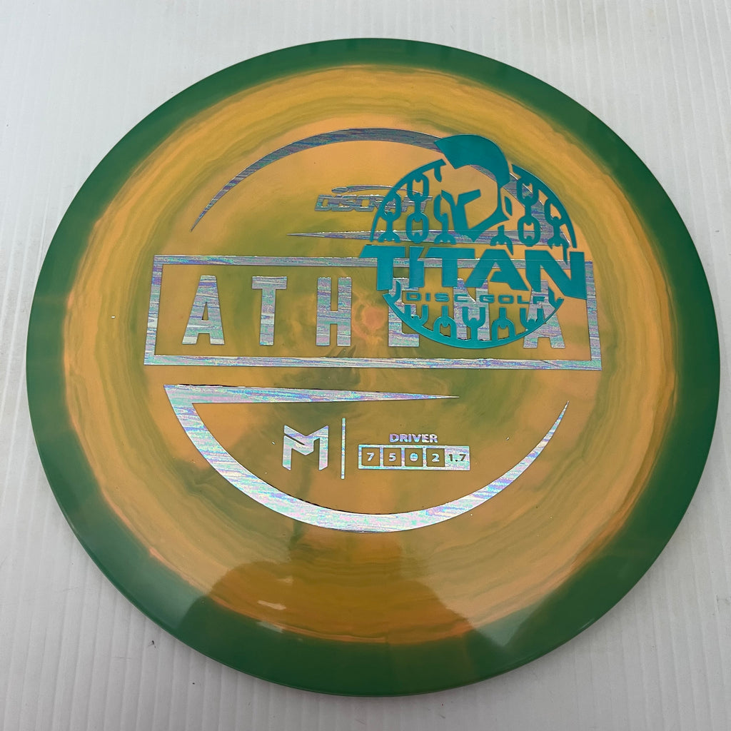 Discraft 2023 Titan Open Paul McBeth Swirly ESP Athena 7/5/0/2