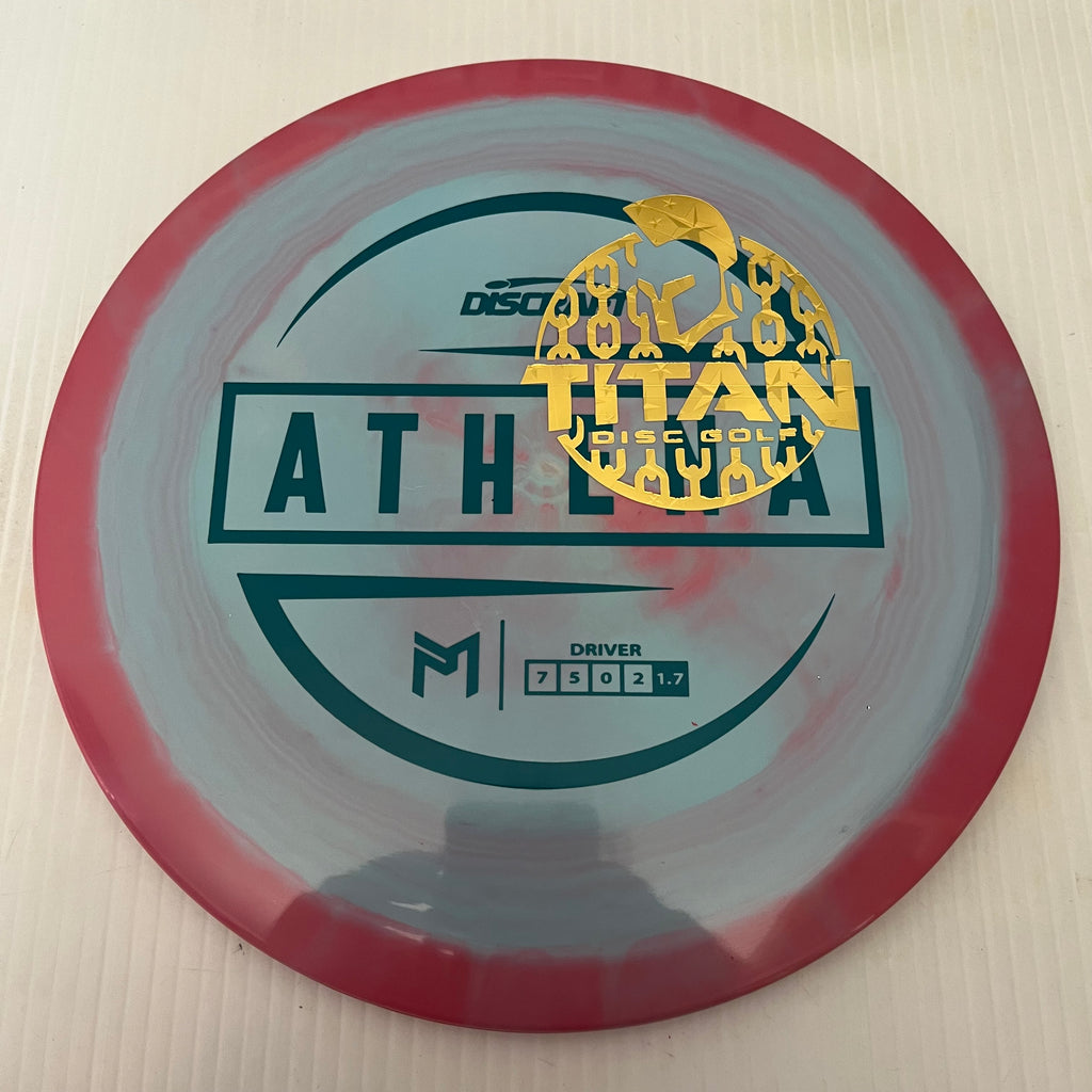 Discraft 2023 Titan Open Paul McBeth Swirly ESP Athena 7/5/0/2