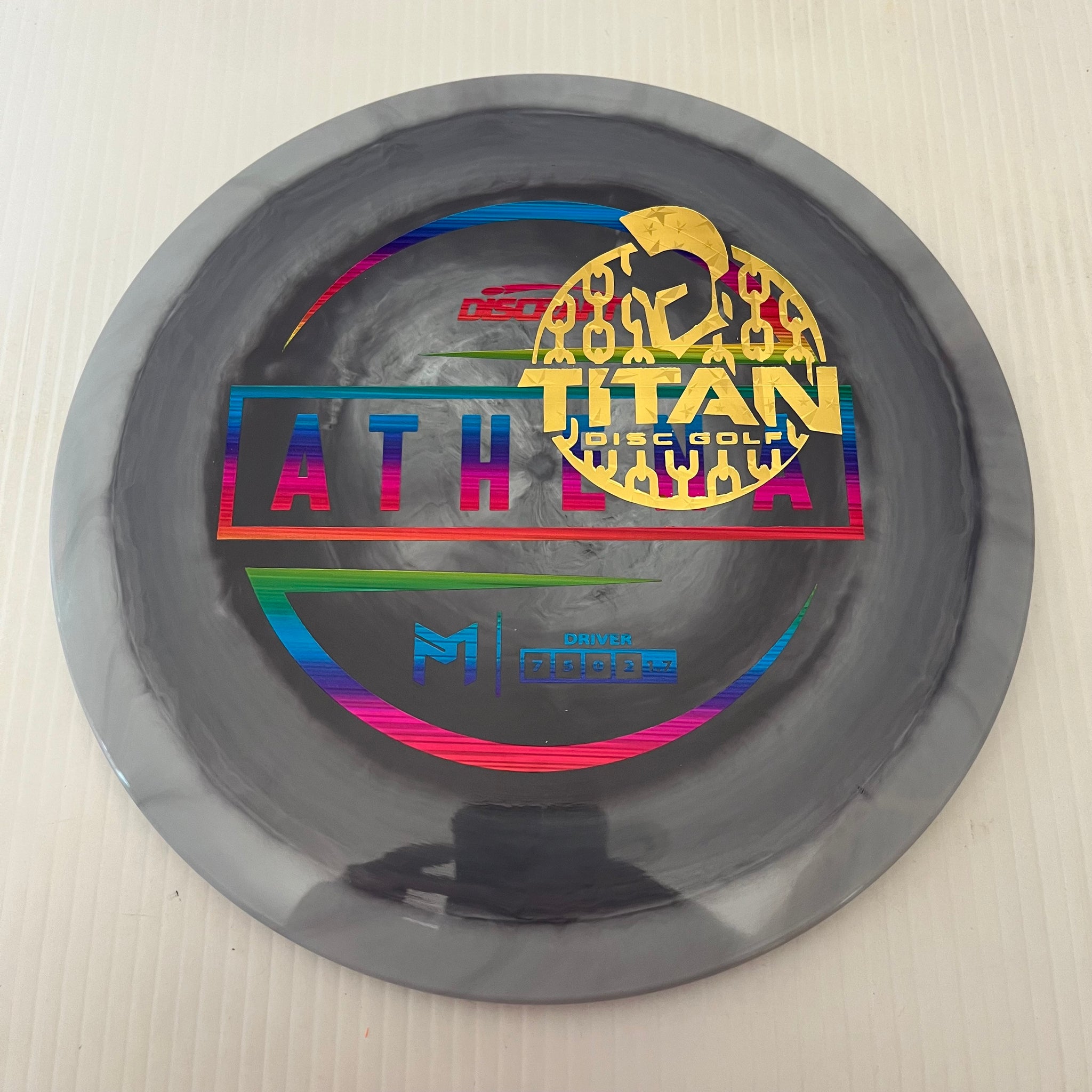 Discraft 2023 Titan Open Paul McBeth Swirly ESP Athena 7/5/0/2