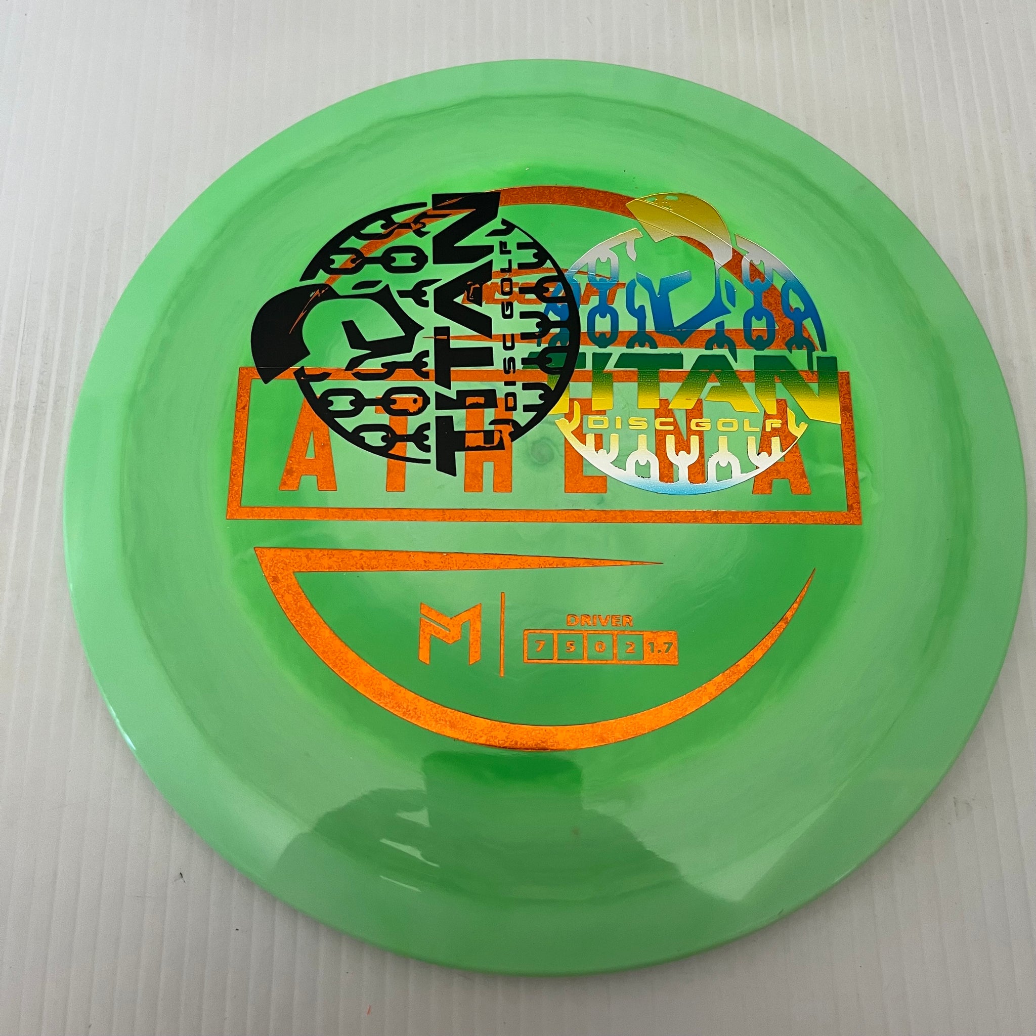 Discraft 2023 Titan Open Paul McBeth Swirly ESP Athena 7/5/0/2