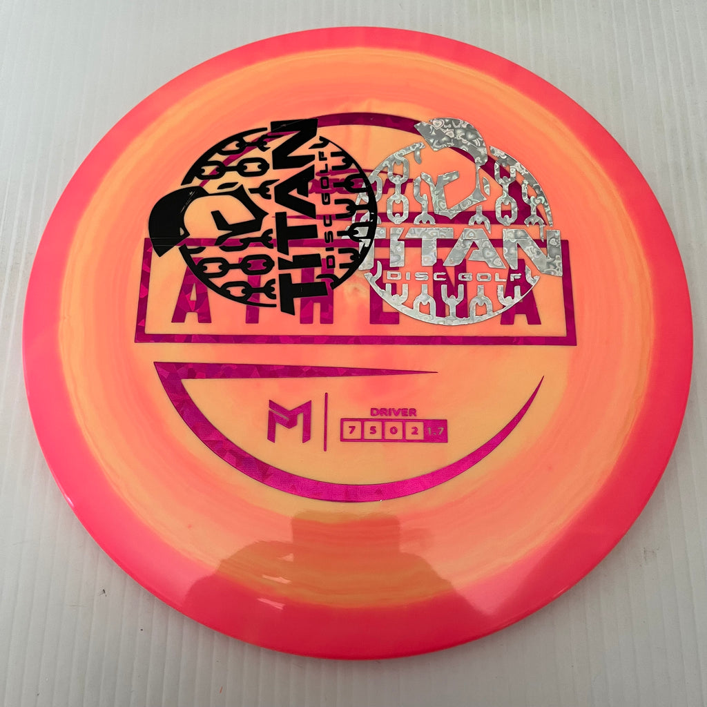 Discraft 2023 Titan Open Paul McBeth Swirly ESP Athena 7/5/0/2
