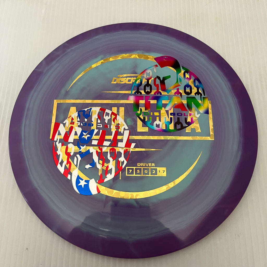Discraft 2023 Titan Open Paul McBeth Swirly ESP Athena 7/5/0/2