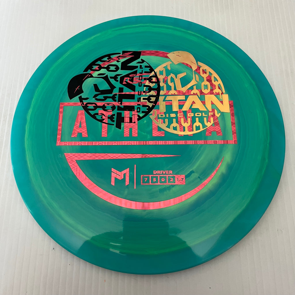 Discraft 2023 Titan Open Paul McBeth Swirly ESP Athena 7/5/0/2