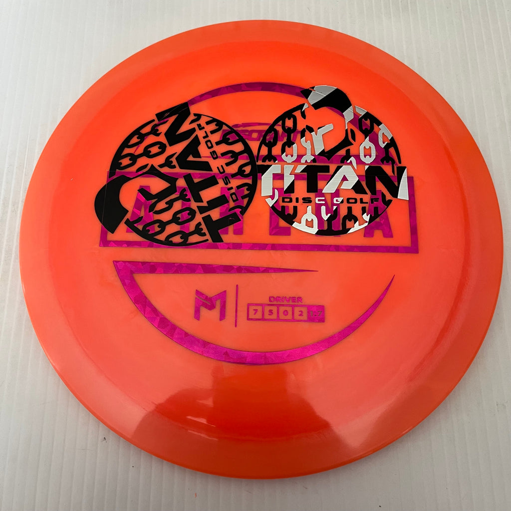 Discraft 2023 Titan Open Paul McBeth Swirly ESP Athena 7/5/0/2