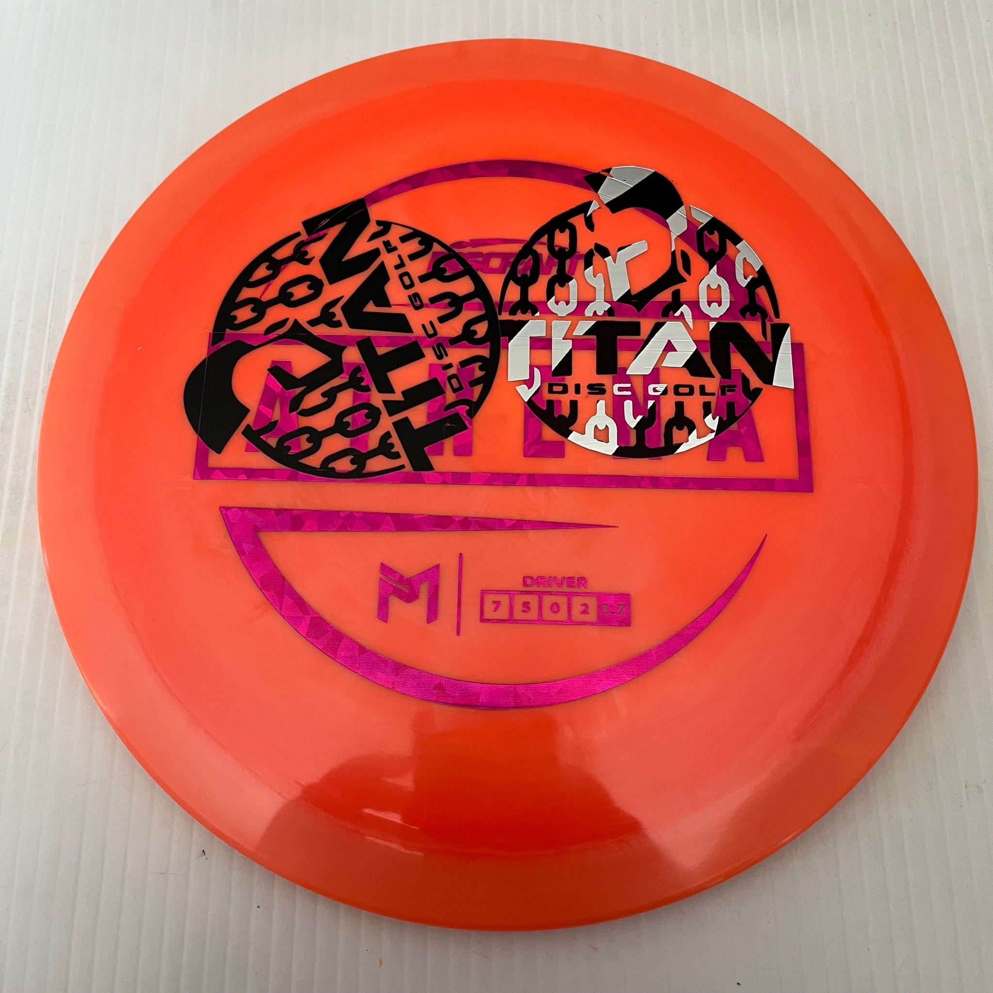 Discraft 2023 Titan Open Paul McBeth Swirly ESP Athena 7/5/0/2