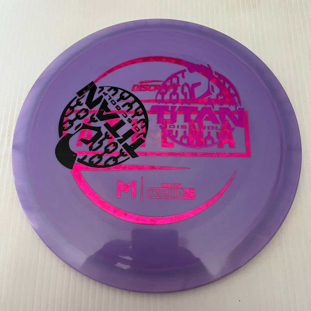 Discraft 2023 Titan Open Paul McBeth Swirly ESP Athena 7/5/0/2