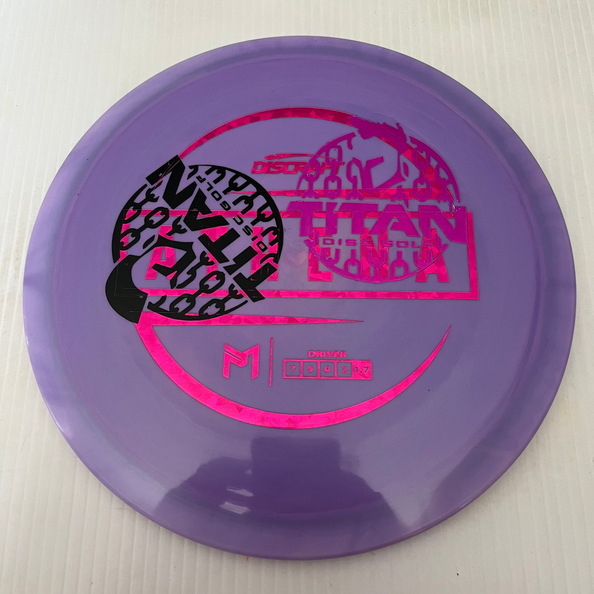 Discraft 2023 Titan Open Paul McBeth Swirly ESP Athena 7/5/0/2