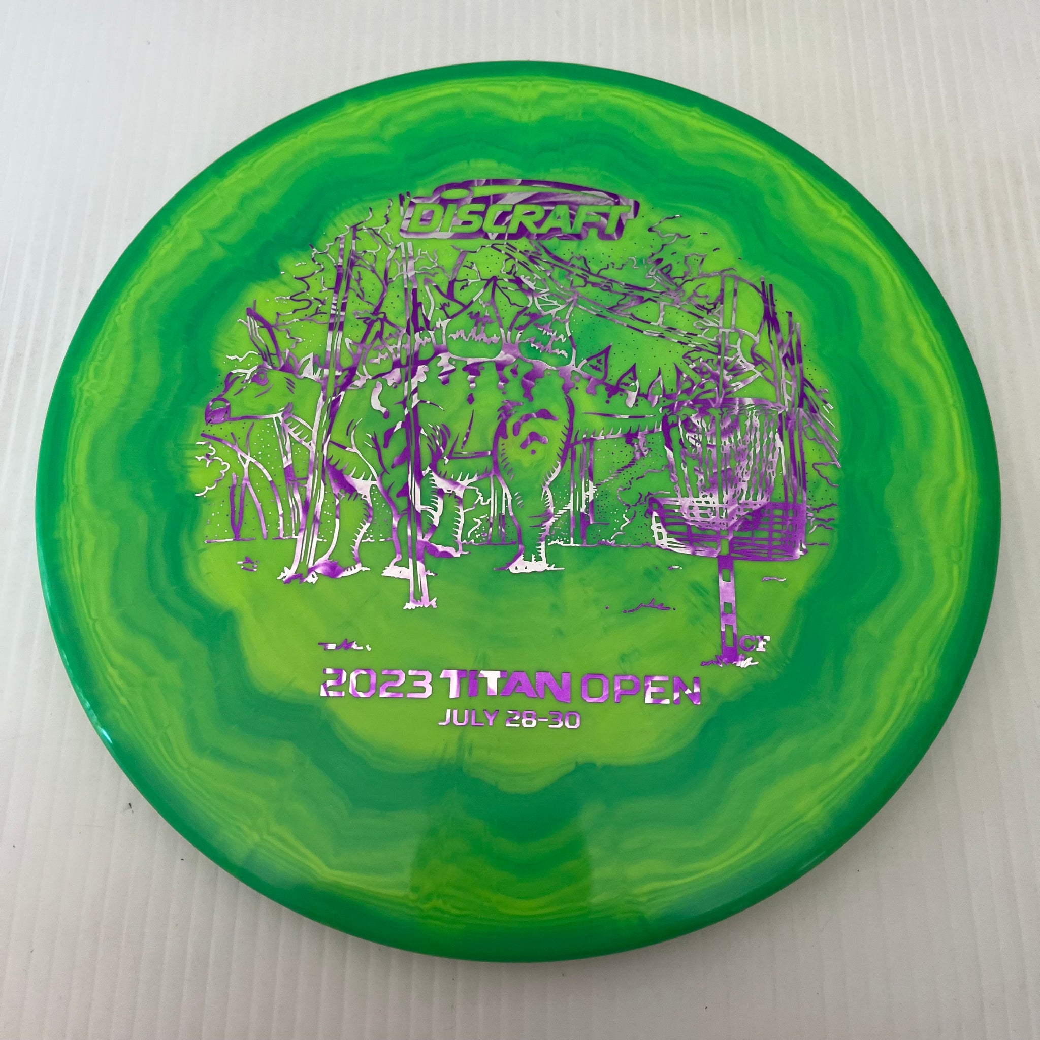 Discraft 2023 Titan Open Brodie Smith Tour Series Swirly ESP Zone OS 4/2/1/5