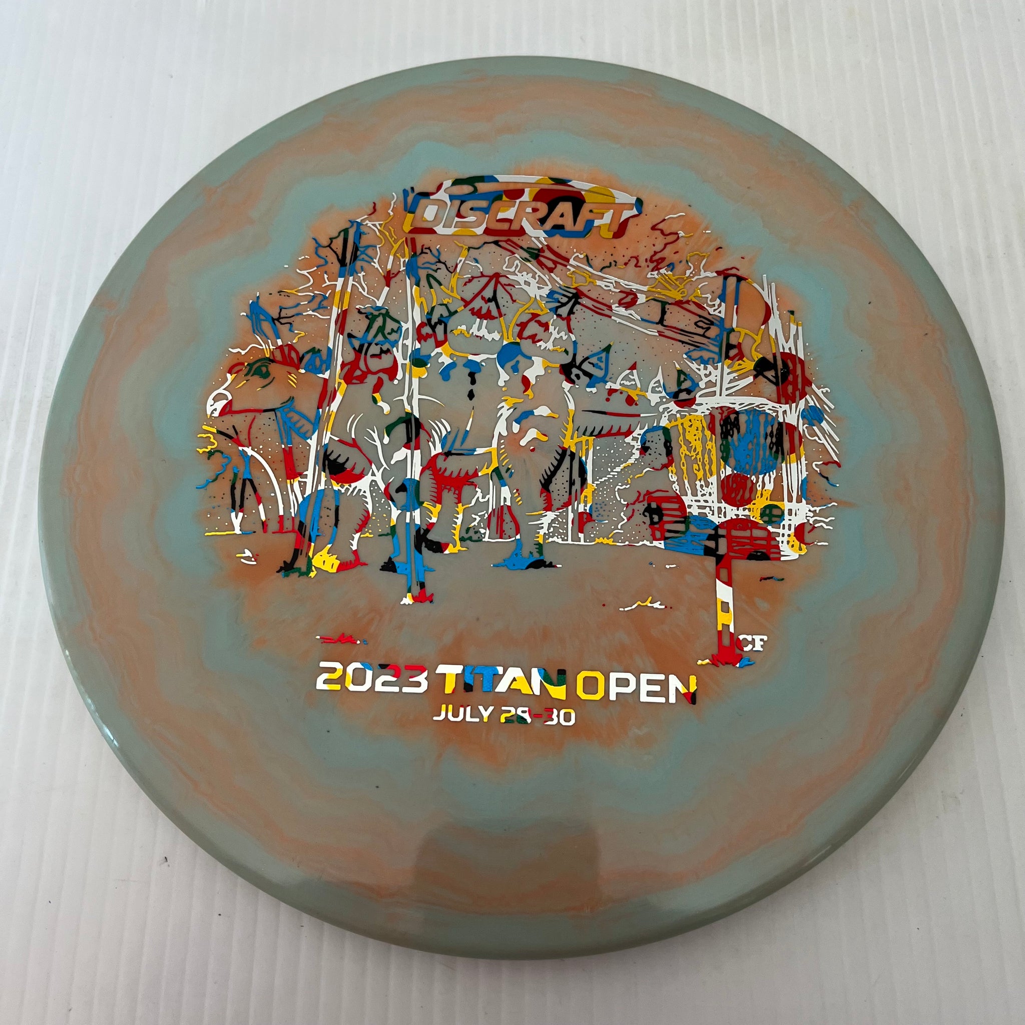 Discraft 2023 Titan Open Brodie Smith Tour Series Swirly ESP Zone OS 4/2/1/5