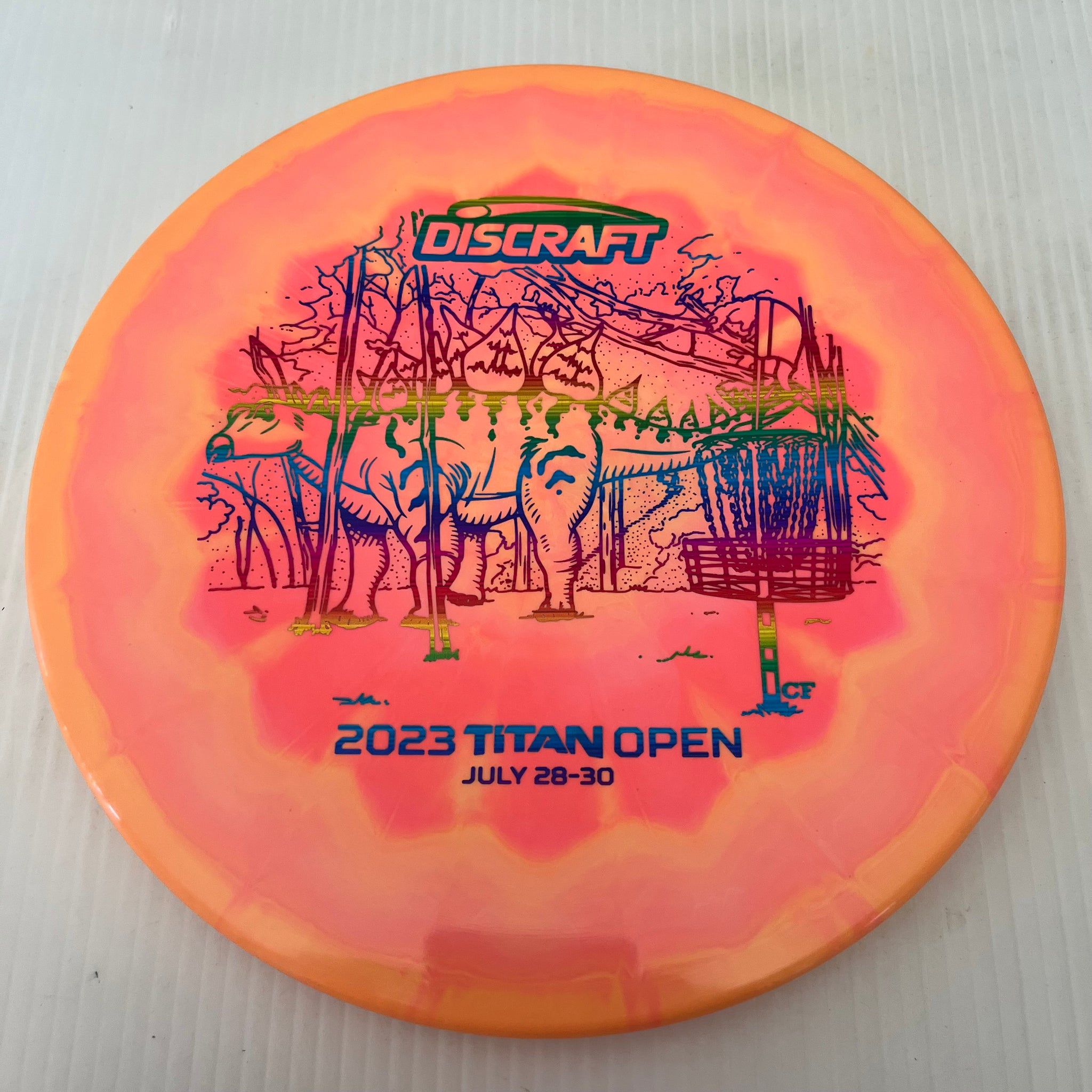 Discraft 2023 Titan Open Brodie Smith Tour Series Swirly ESP Zone OS 4/2/1/5