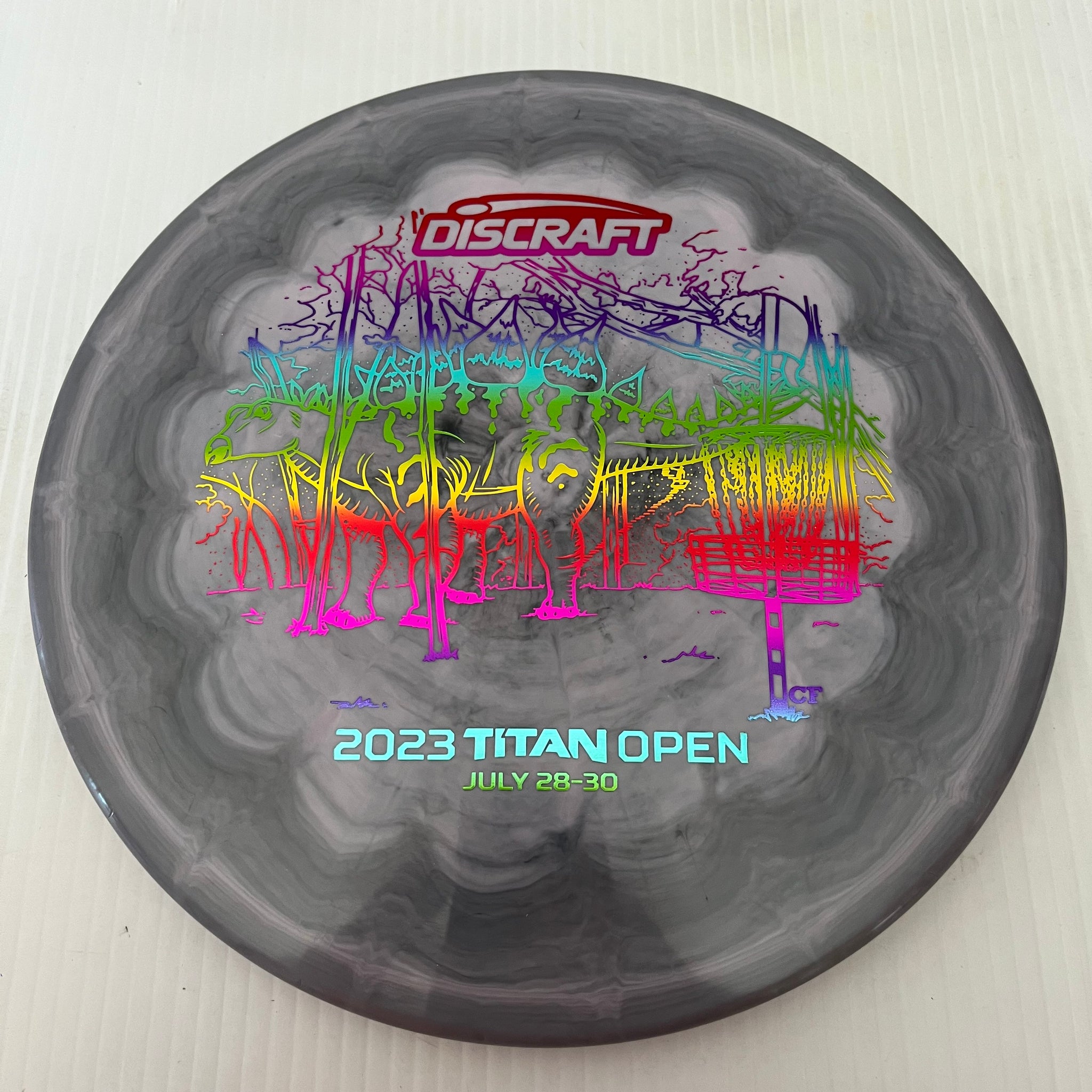 Discraft 2023 Titan Open Brodie Smith Tour Series Swirly ESP Zone OS 4/2/1/5