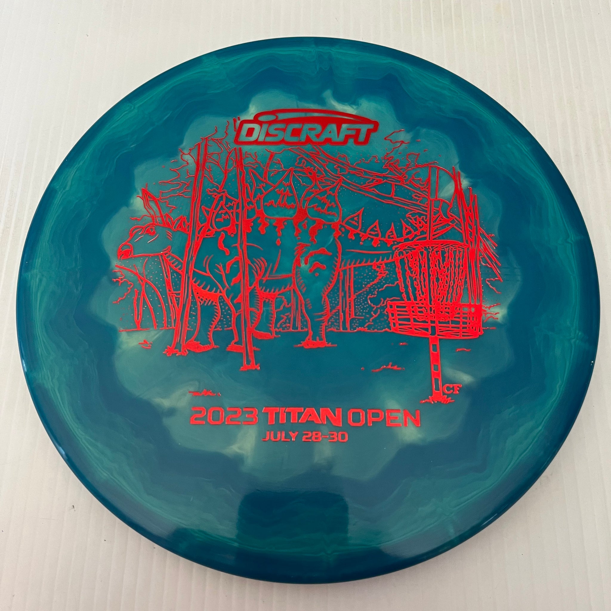 Discraft 2023 Titan Open Brodie Smith Tour Series Swirly ESP Zone OS 4/2/1/5
