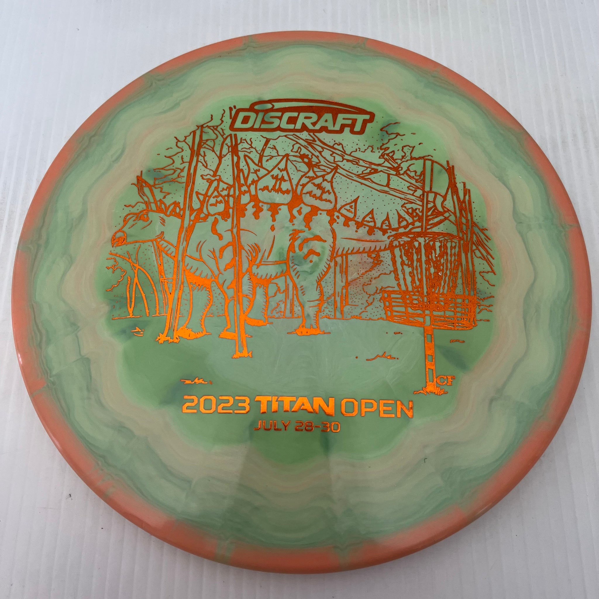 Discraft 2023 Titan Open Brodie Smith Tour Series Swirly ESP Zone OS 4/2/1/5