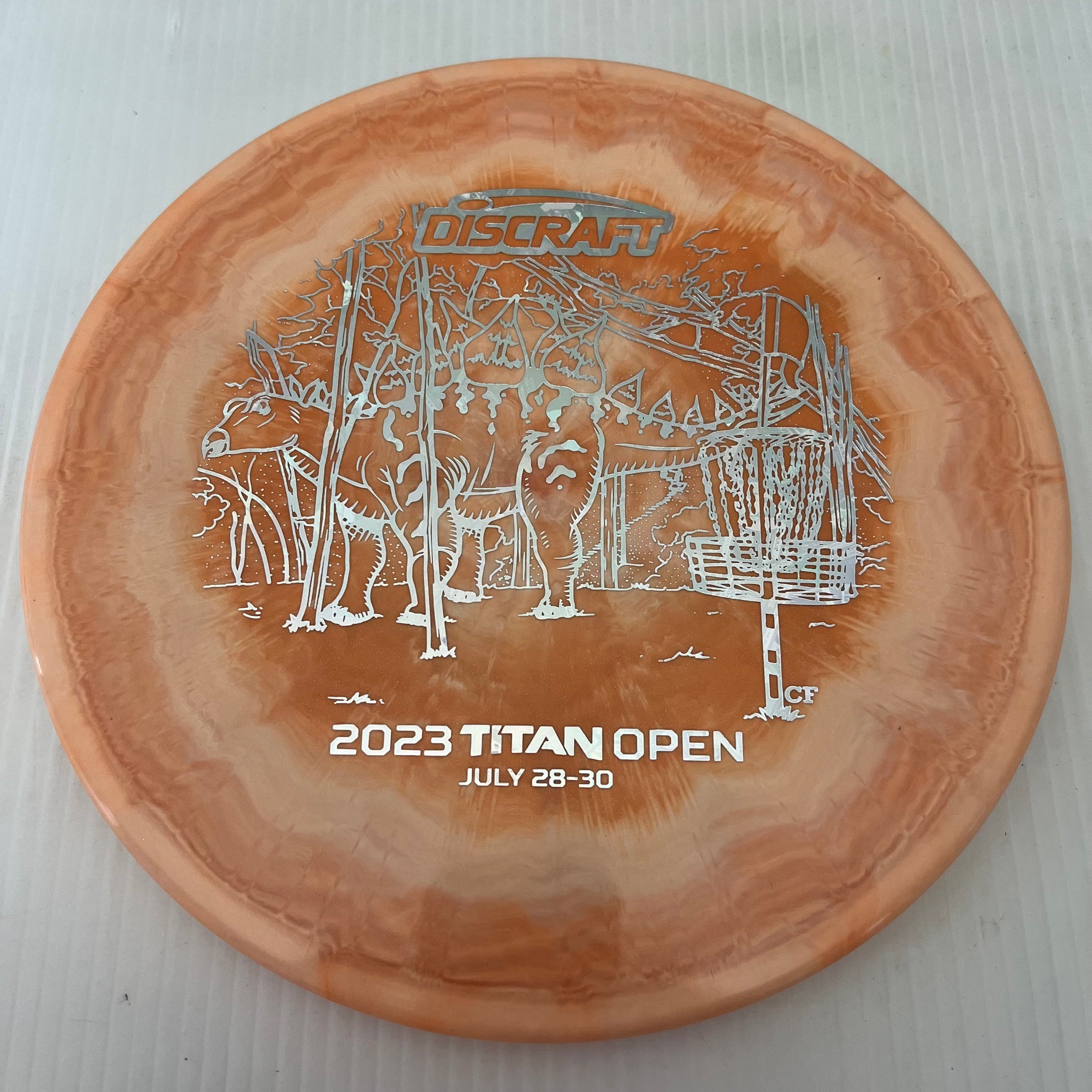 Discraft 2023 Titan Open Brodie Smith Tour Series Swirly ESP Zone OS 4/2/1/5