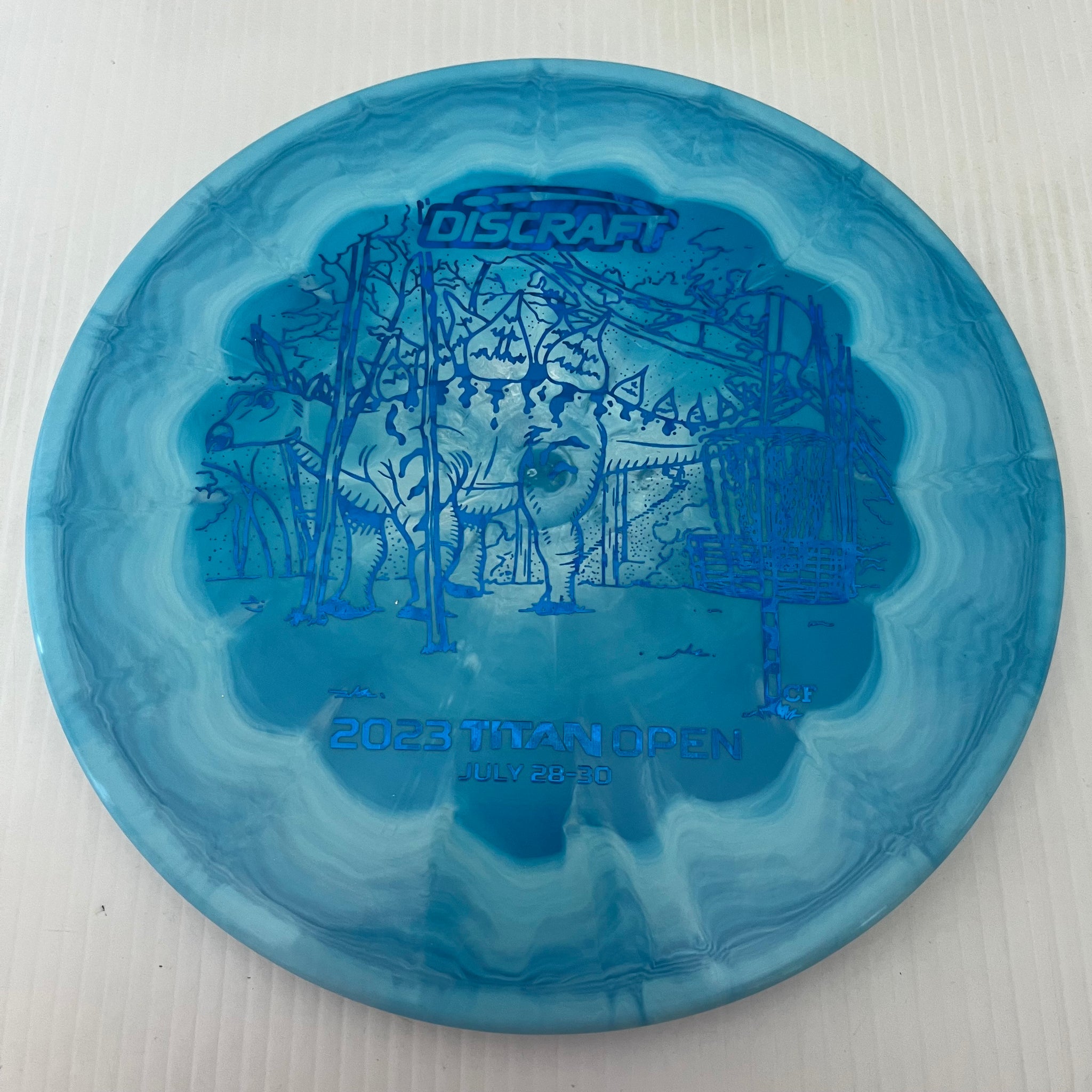 Discraft 2023 Titan Open Brodie Smith Tour Series Swirly ESP Zone OS 4/2/1/5