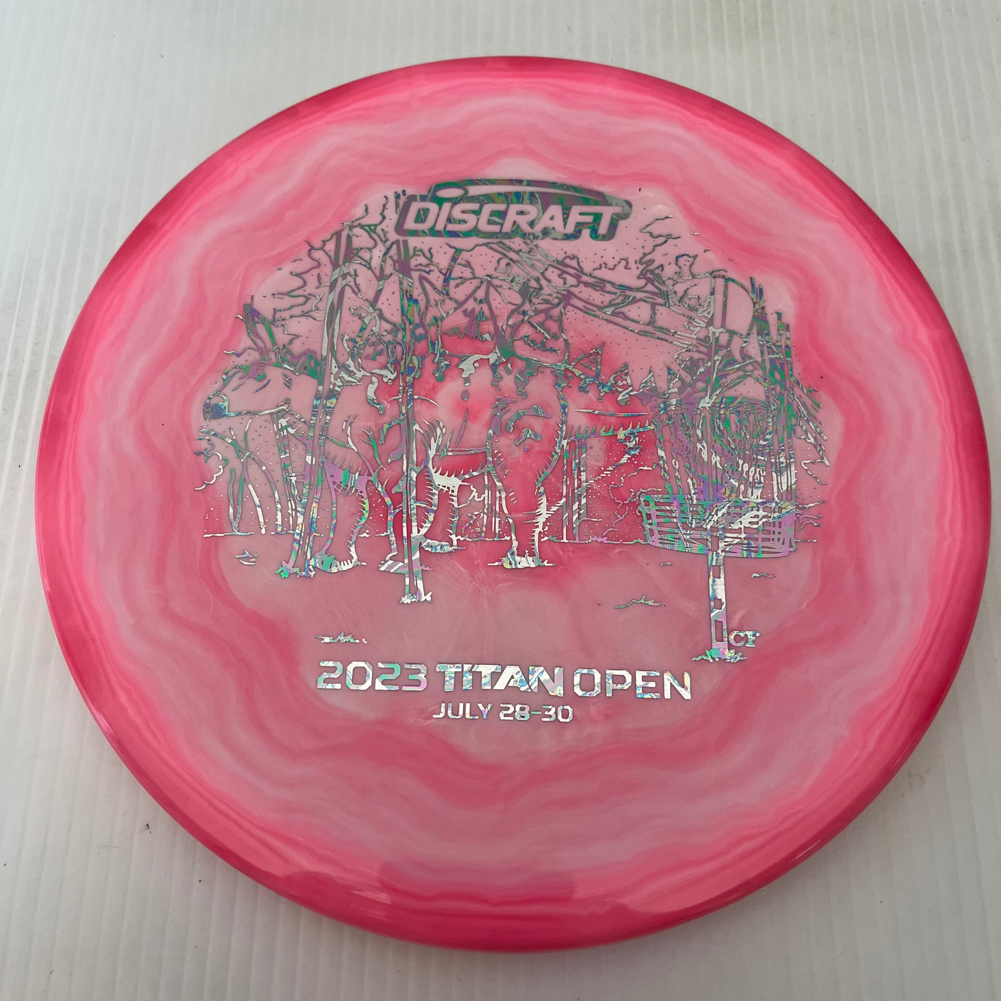 Discraft 2023 Titan Open Brodie Smith Tour Series Swirly ESP Zone OS 4/2/1/5