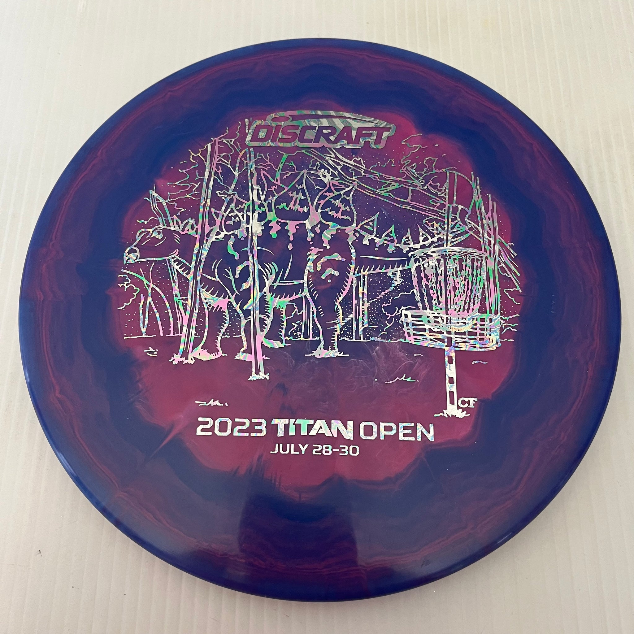 Discraft 2023 Titan Open Brodie Smith Tour Series Swirly ESP Zone OS 4/2/1/5