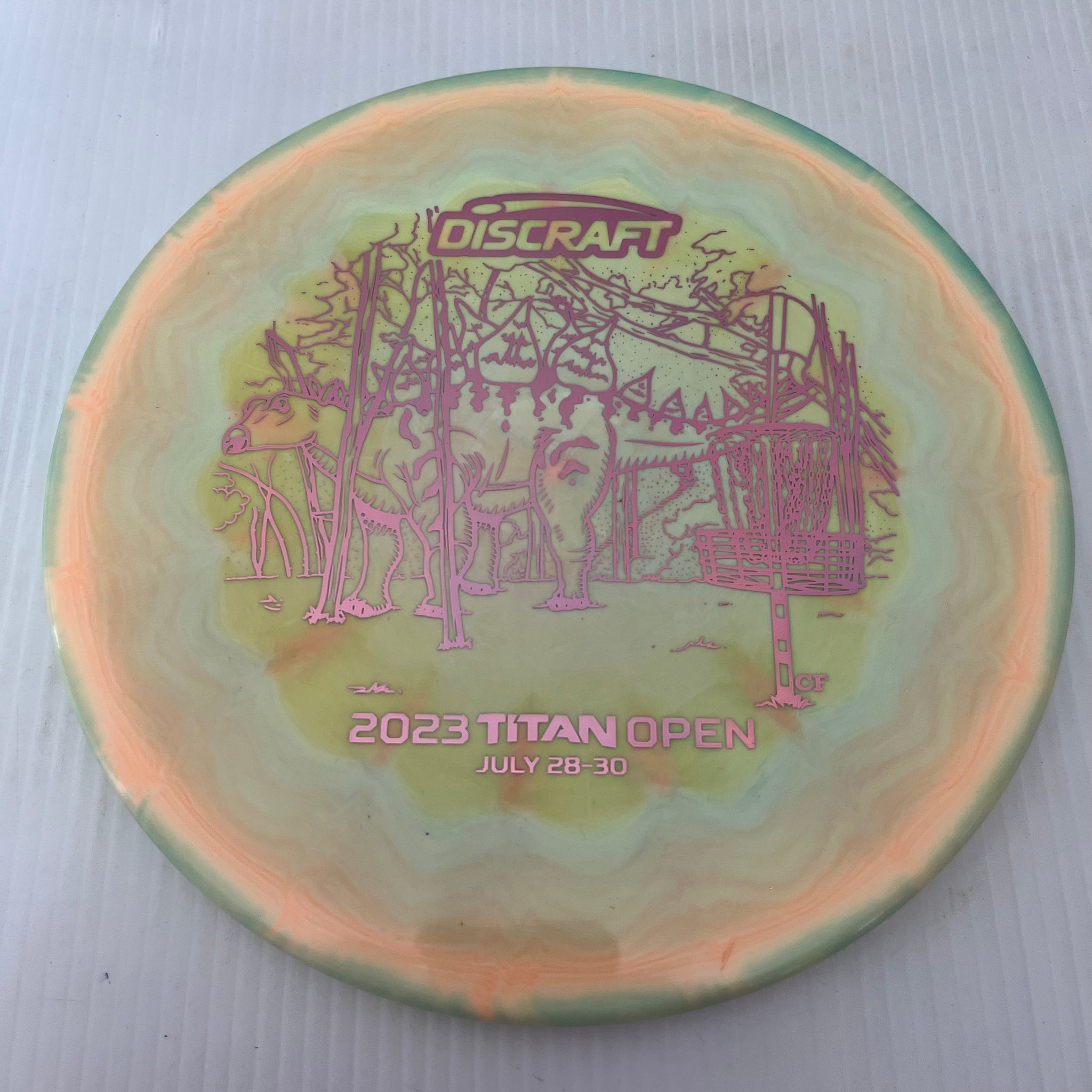 Discraft 2023 Titan Open Brodie Smith Tour Series Swirly ESP Zone OS 4/2/1/5