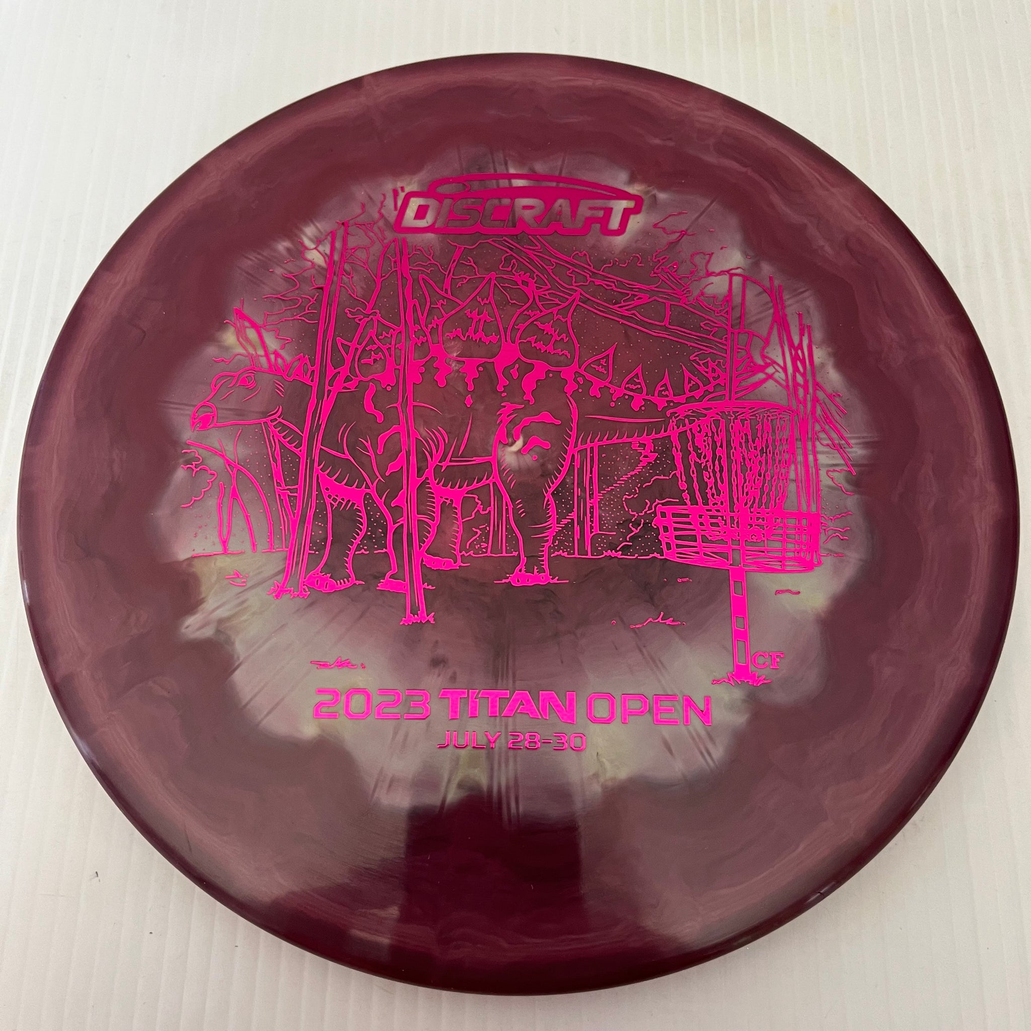 Discraft 2023 Titan Open Brodie Smith Tour Series Swirly ESP Zone OS 4/2/1/5