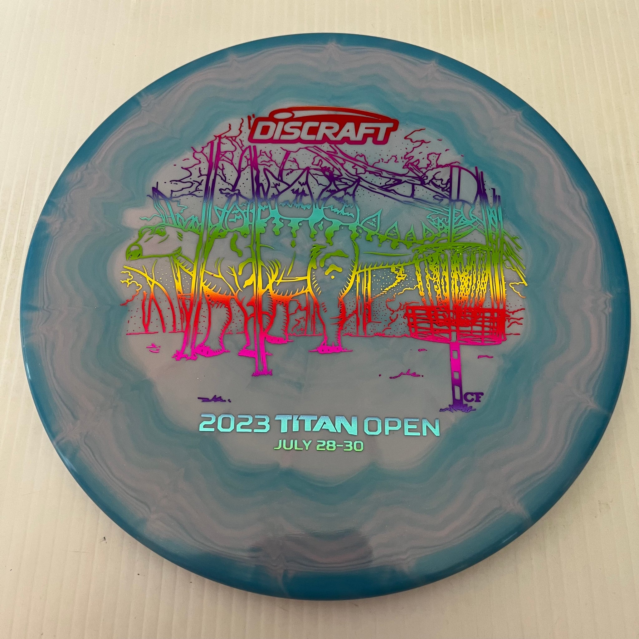 Discraft 2023 Titan Open Brodie Smith Tour Series Swirly ESP Zone OS 4/2/1/5