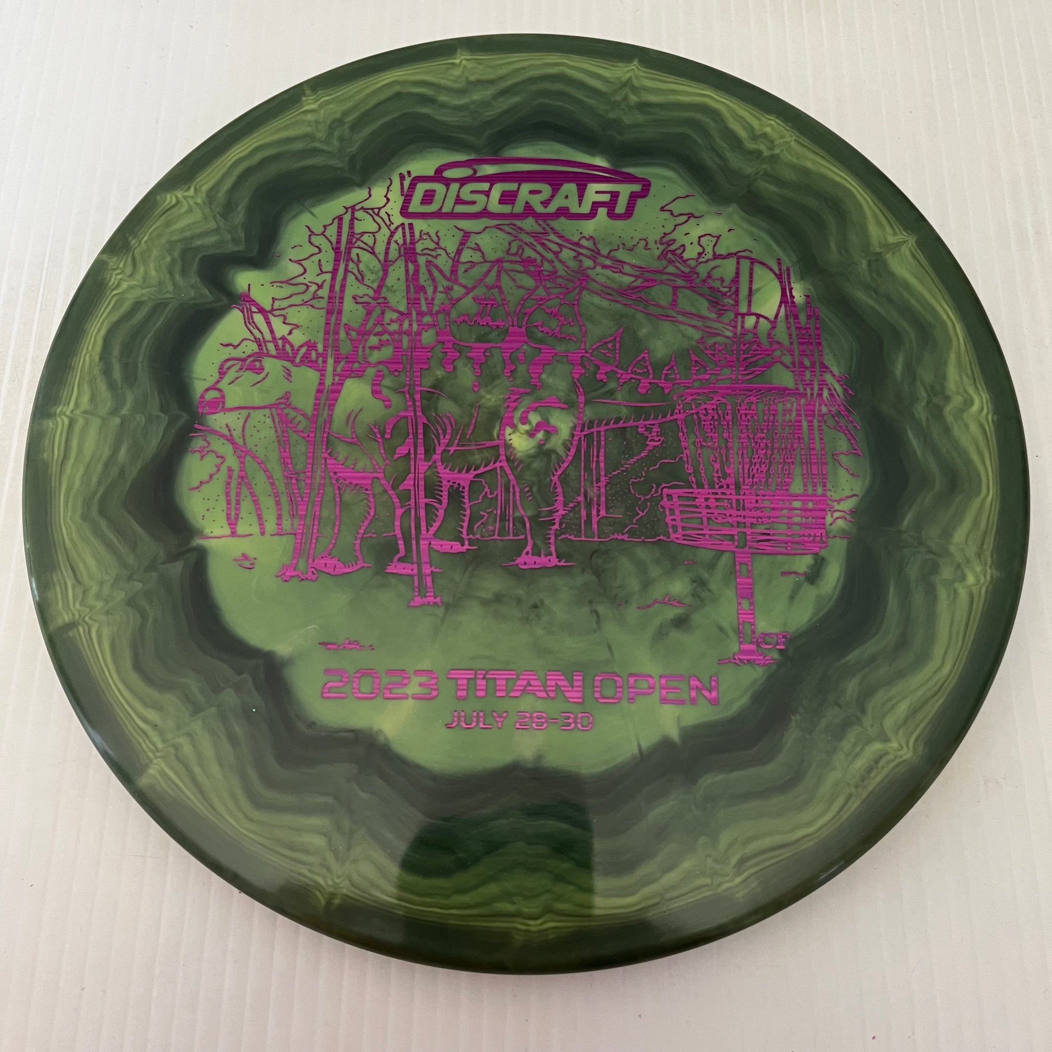 Discraft 2023 Titan Open Brodie Smith Tour Series Swirly ESP Zone OS 4/2/1/5