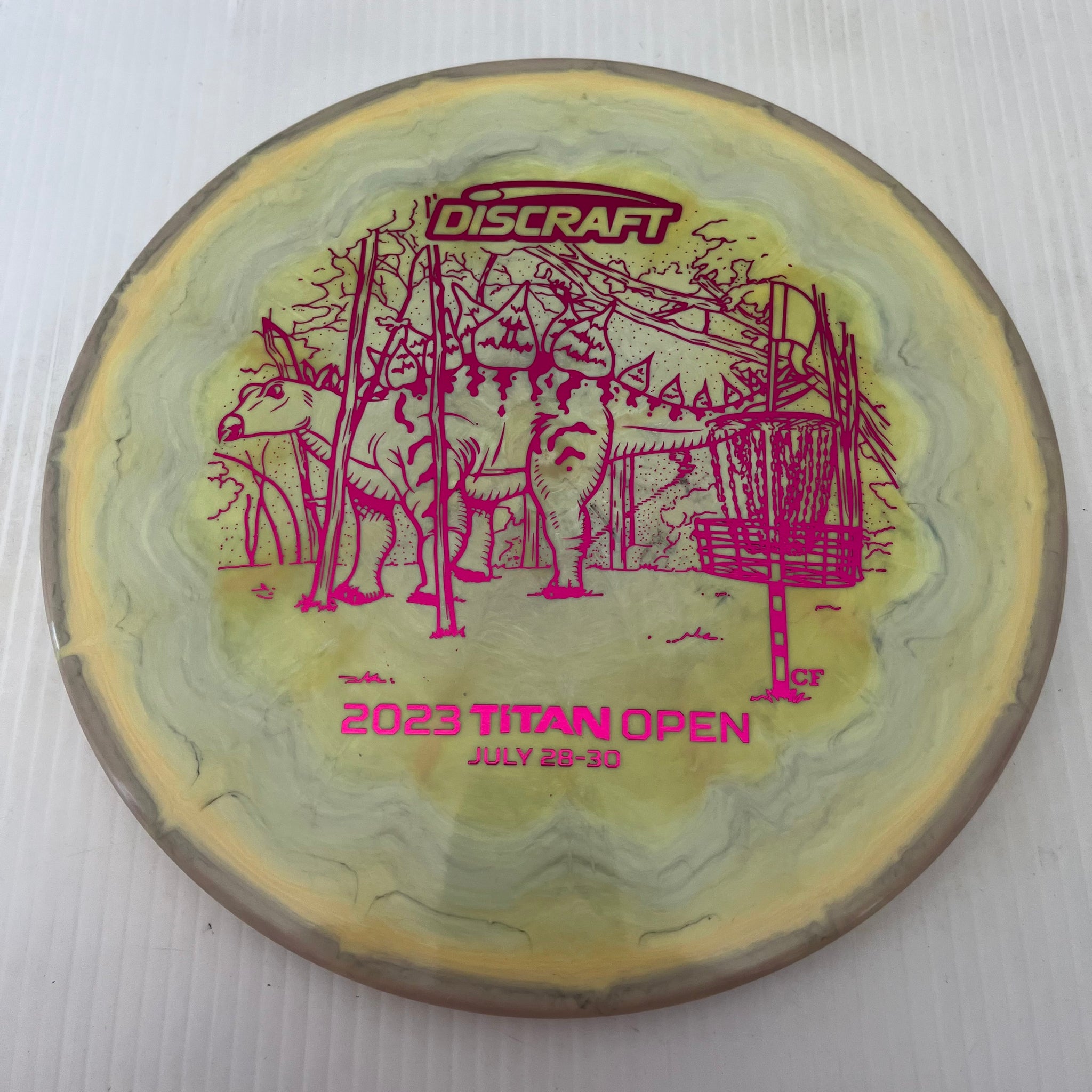 Discraft 2023 Titan Open Brodie Smith Tour Series Swirly ESP Zone OS 4/2/1/5