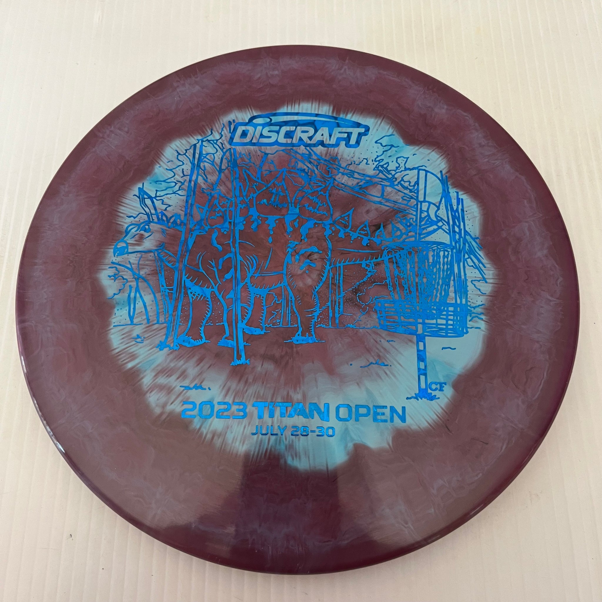 Discraft 2023 Titan Open Brodie Smith Tour Series Swirly ESP Zone OS 4/2/1/5