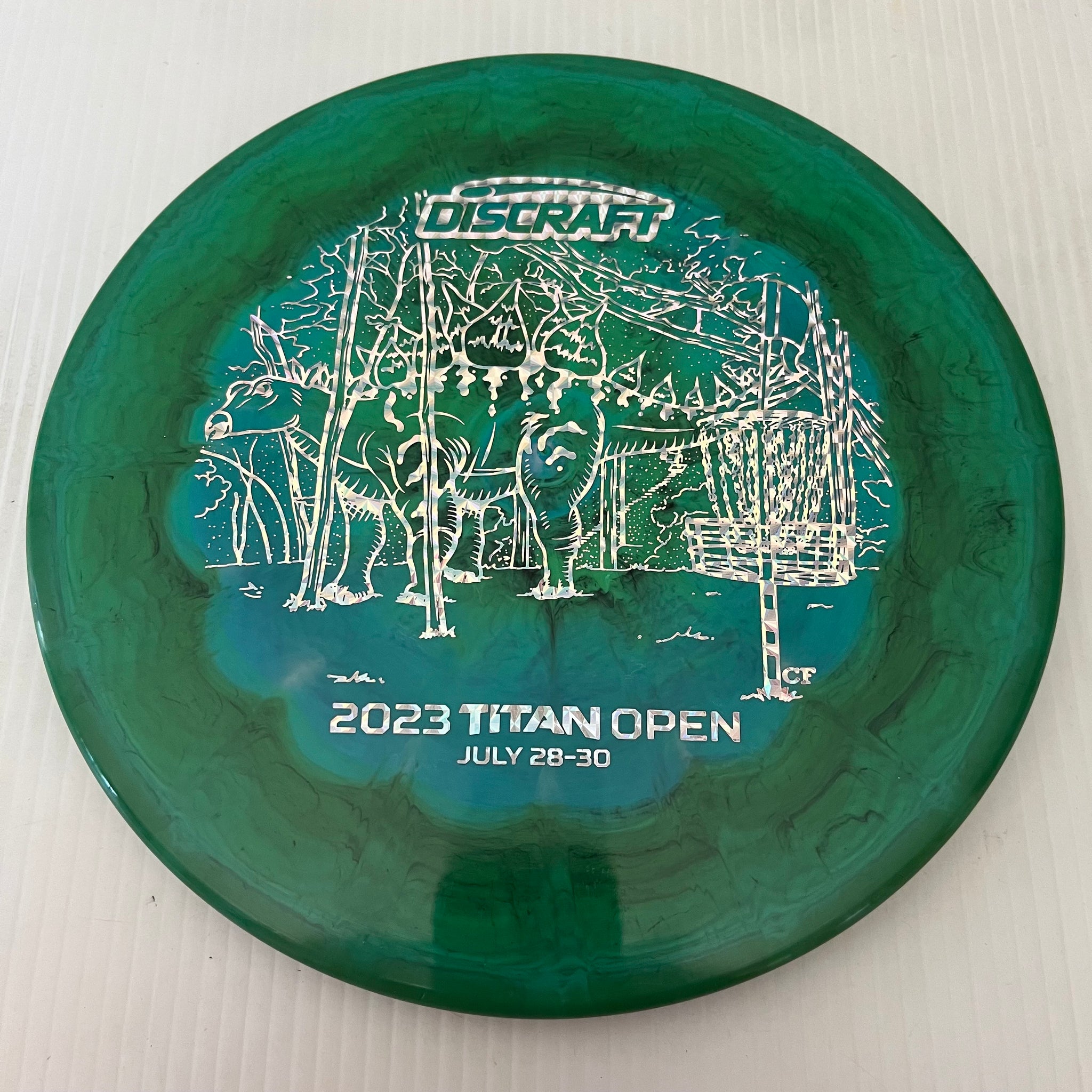 Discraft 2023 Titan Open Brodie Smith Tour Series Swirly ESP Zone OS 4/2/1/5