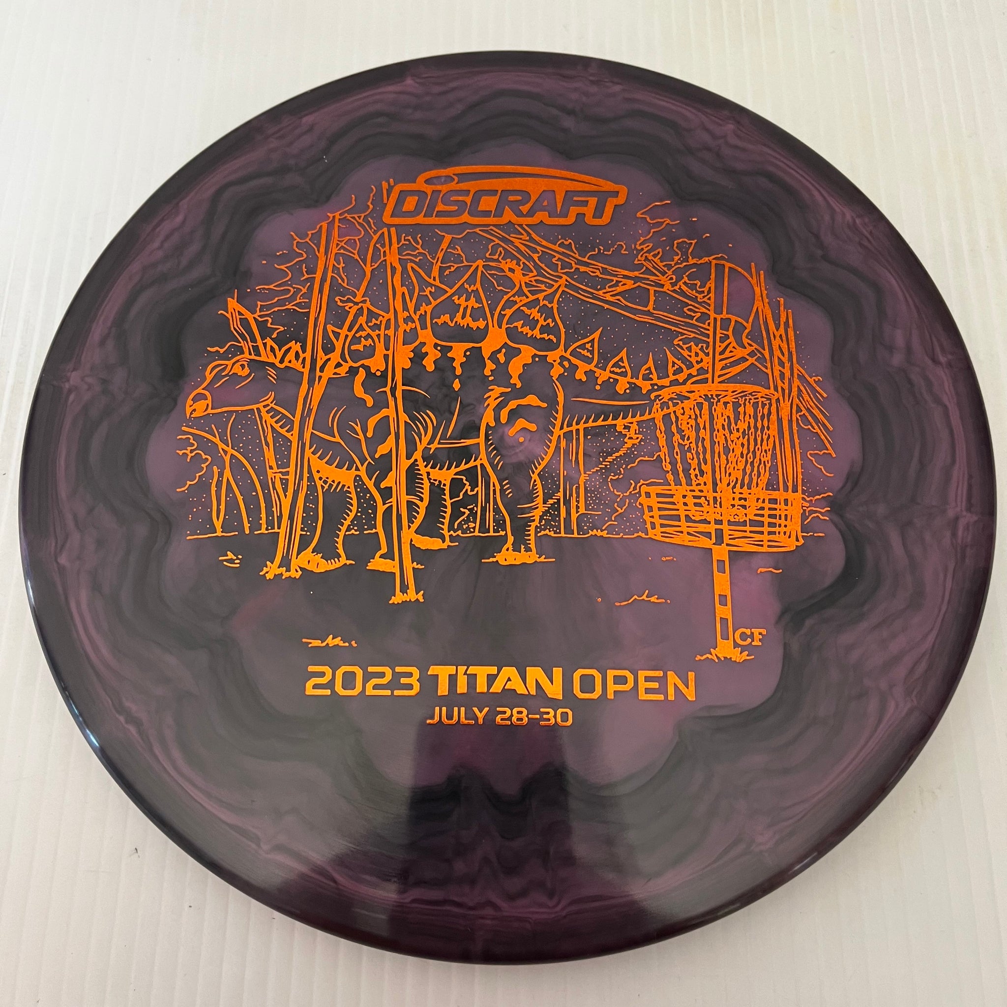 Discraft 2023 Titan Open Brodie Smith Tour Series Swirly ESP Zone OS 4/2/1/5