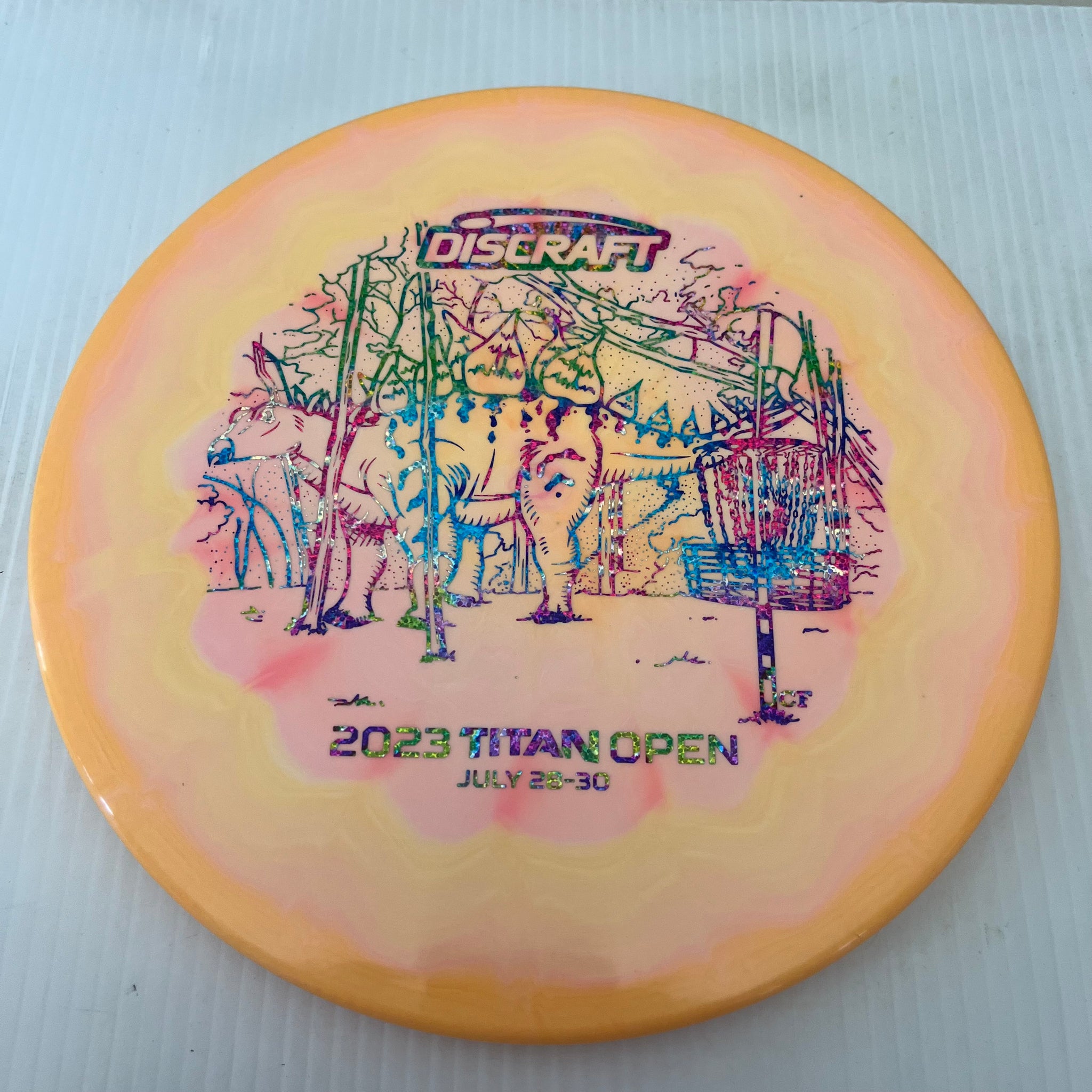 Discraft 2023 Titan Open Brodie Smith Tour Series Swirly ESP Zone OS 4/2/1/5
