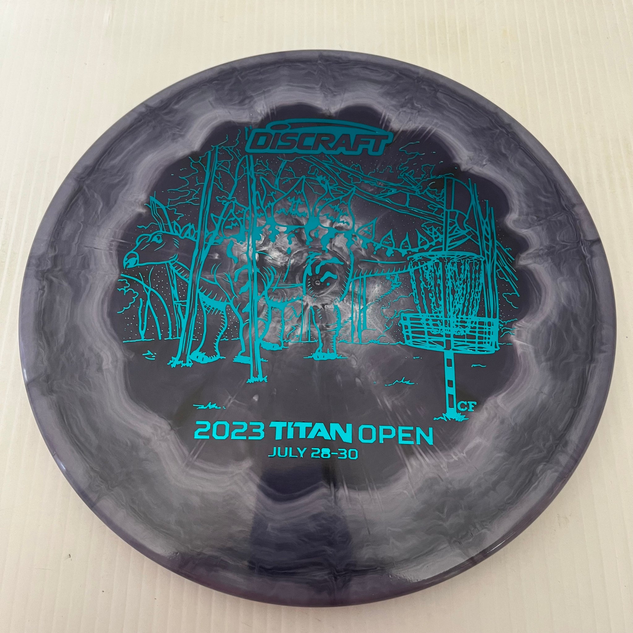 Discraft 2023 Titan Open Brodie Smith Tour Series Swirly ESP Zone OS 4/2/1/5