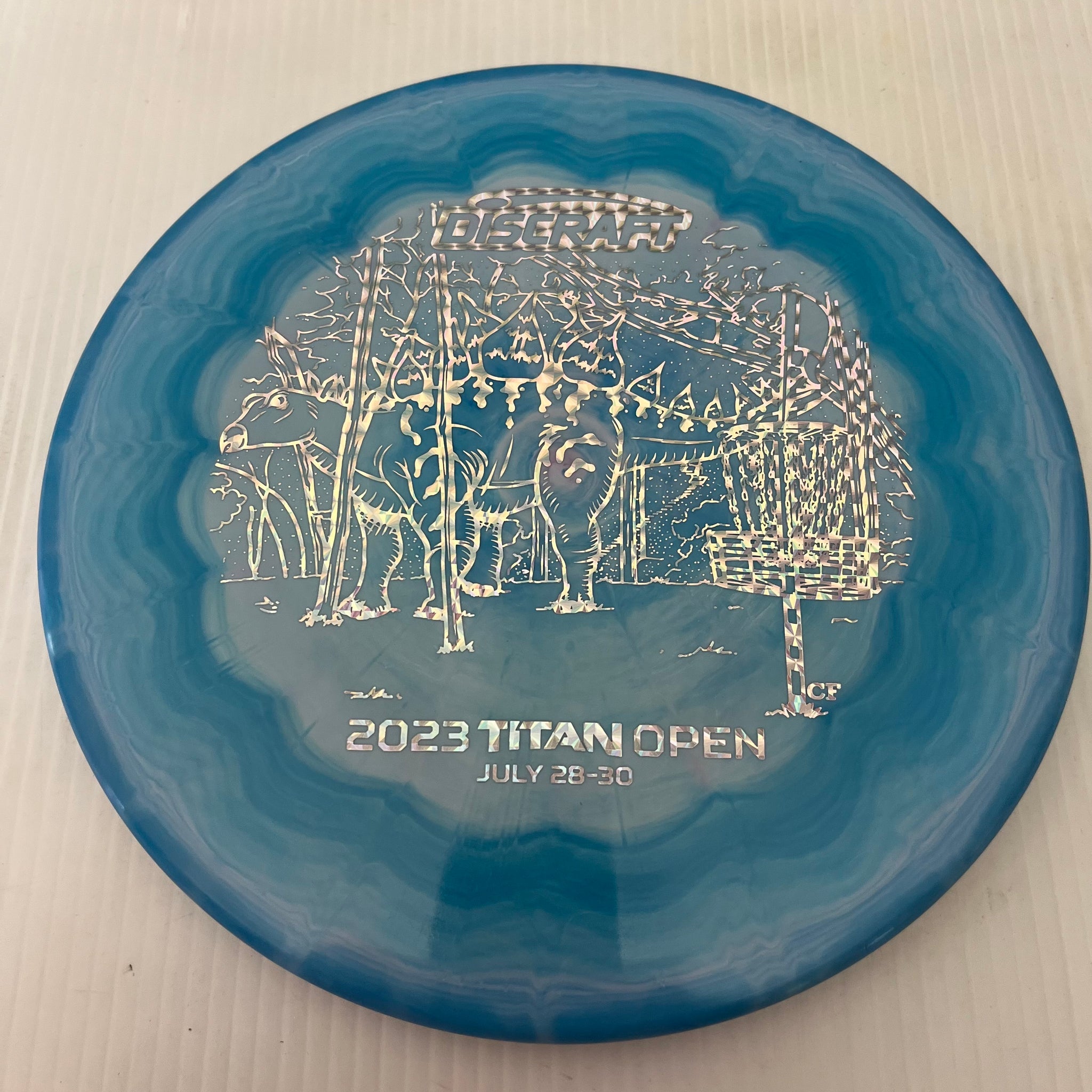 Discraft 2023 Titan Open Brodie Smith Tour Series Swirly ESP Zone OS 4/2/1/5